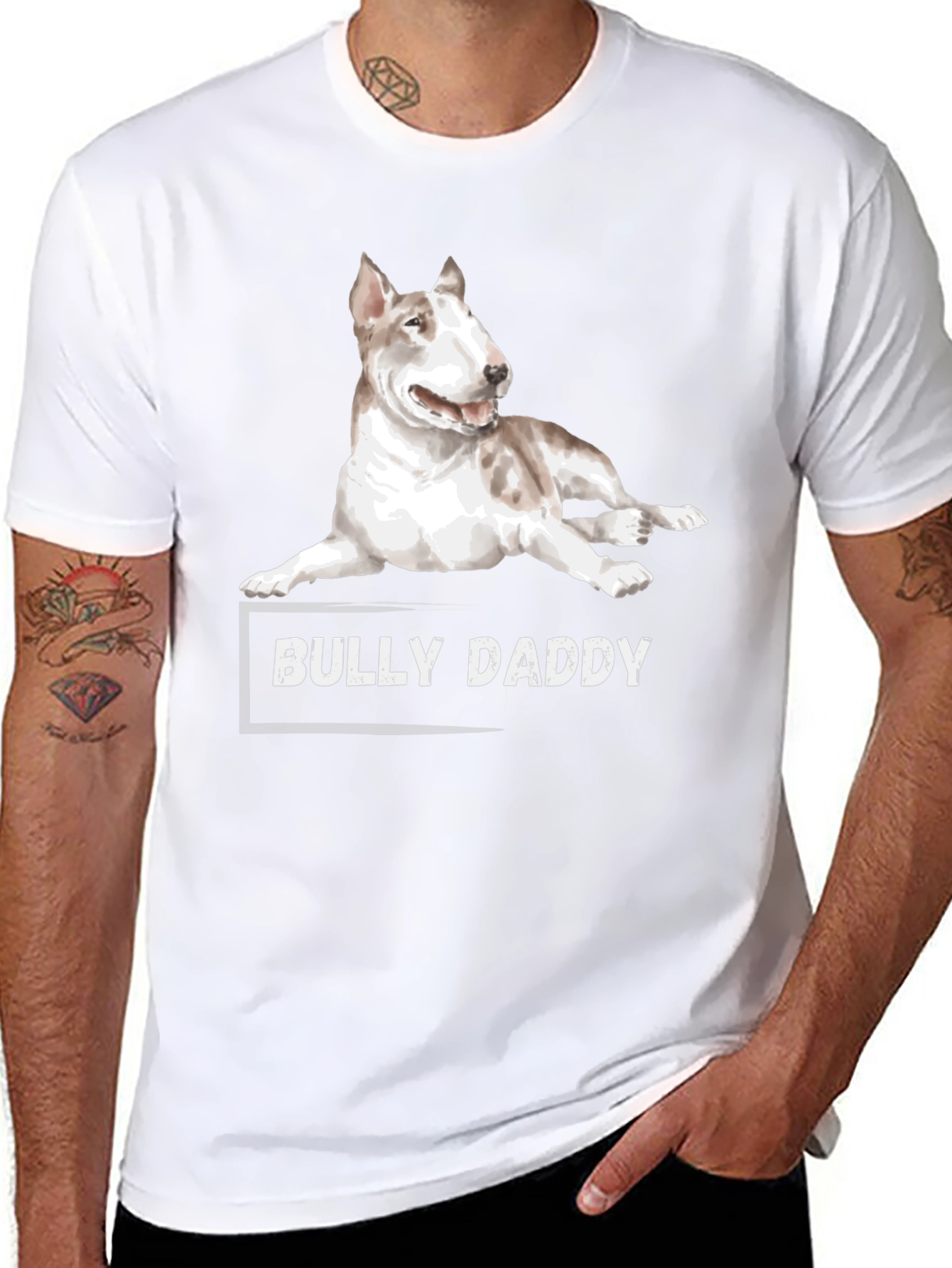 Bully Daddy T-Shirt - Dog Lover Tee