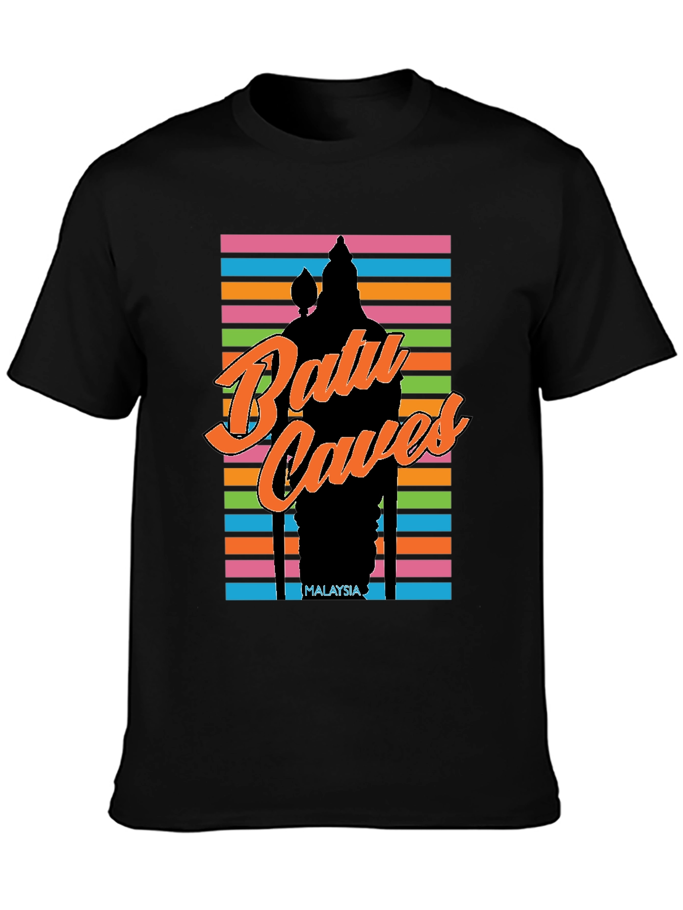 Batu Caves Malaysia T-Shirt - Retro Style