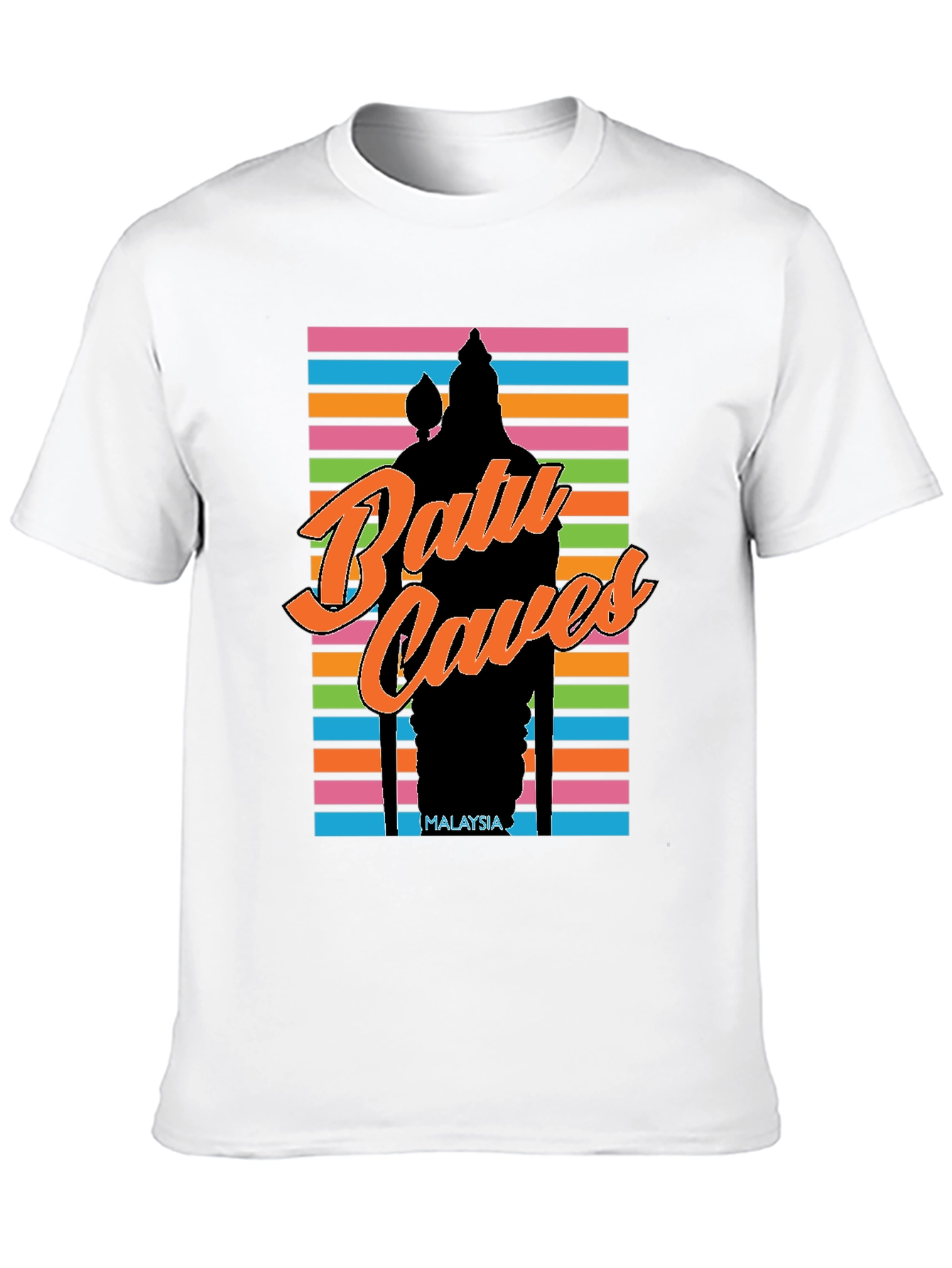 Batu Caves Malaysia T-Shirt - Retro Style