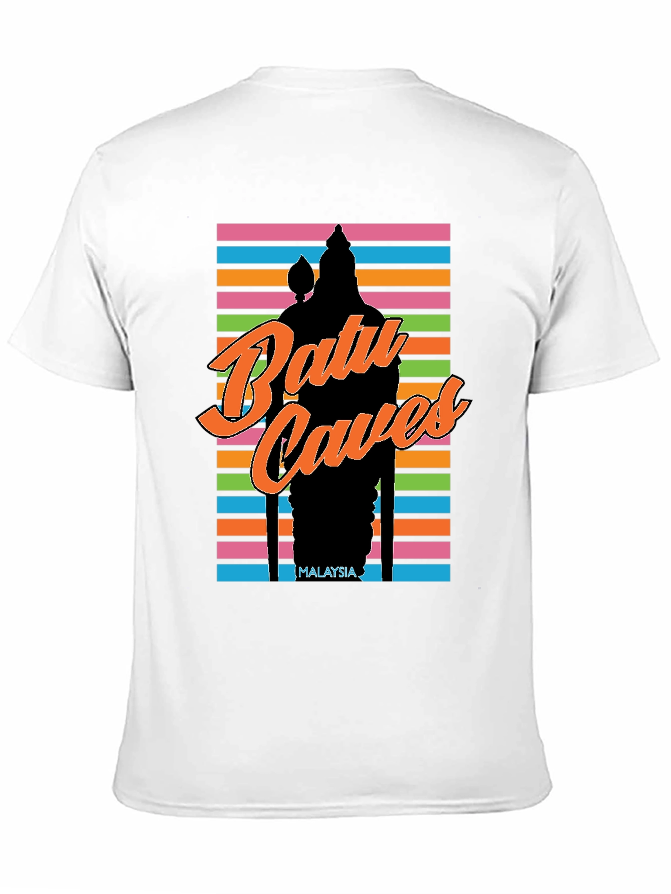 Batu Caves Malaysia T-Shirt - Retro Style