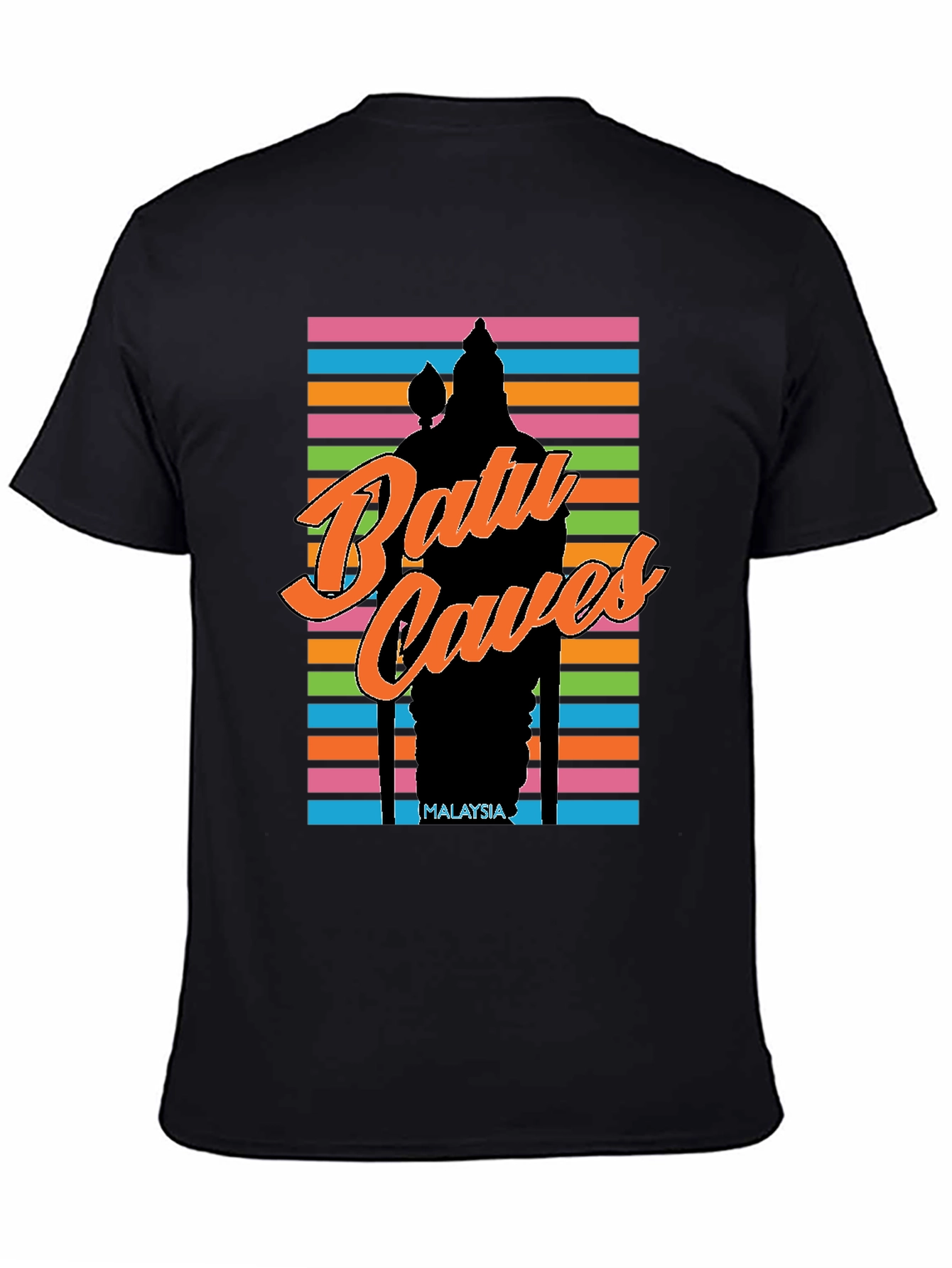 Batu Caves Malaysia T-Shirt - Retro Style