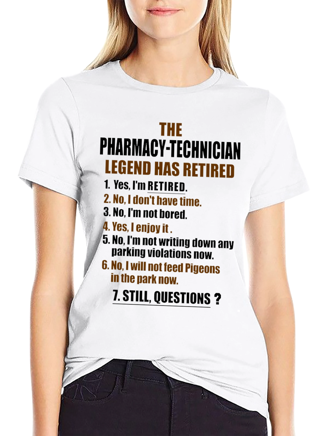 Retired Pharmacy Technician Legend T-Shirt