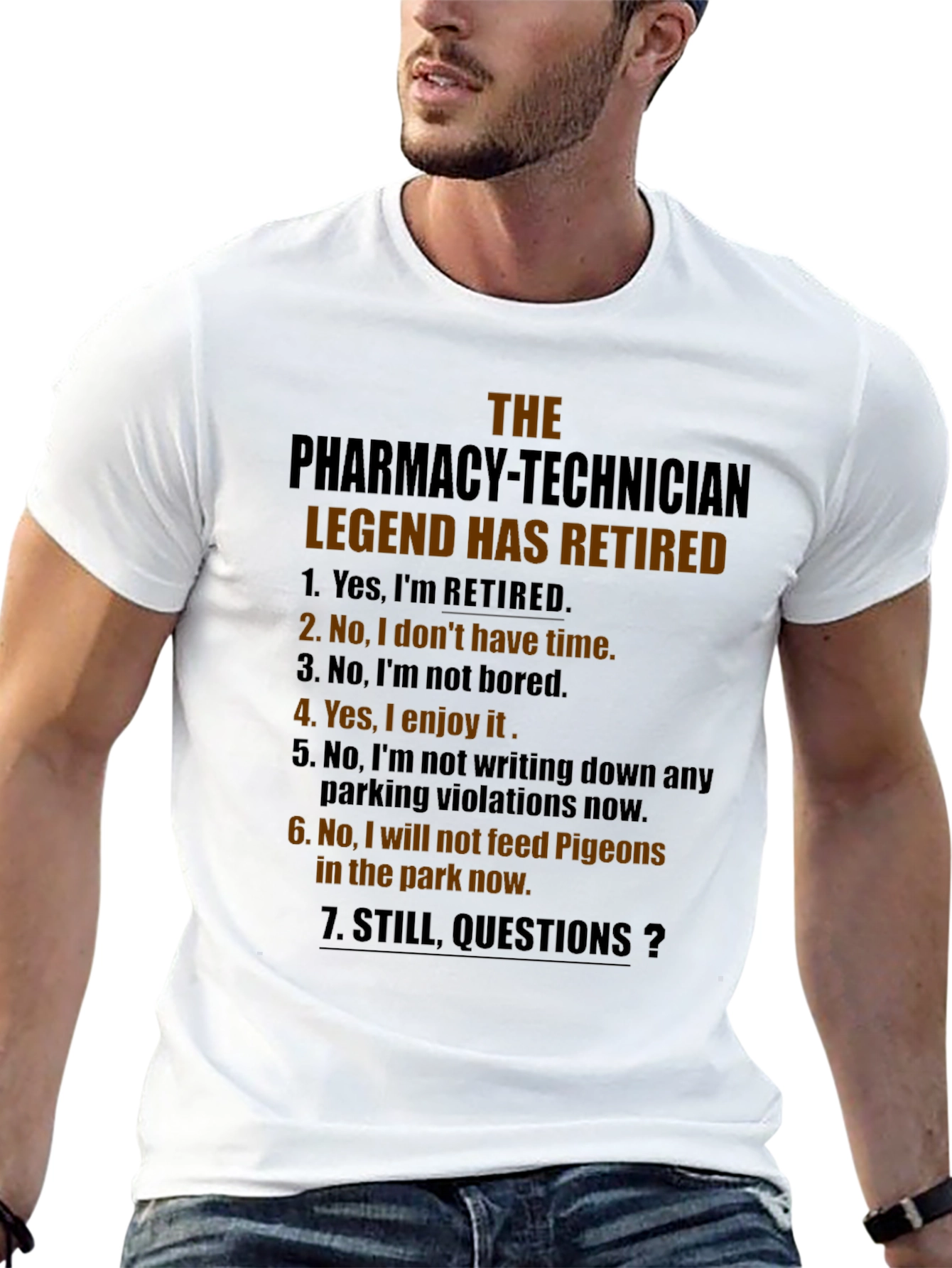 Retired Pharmacy Technician Legend T-Shirt