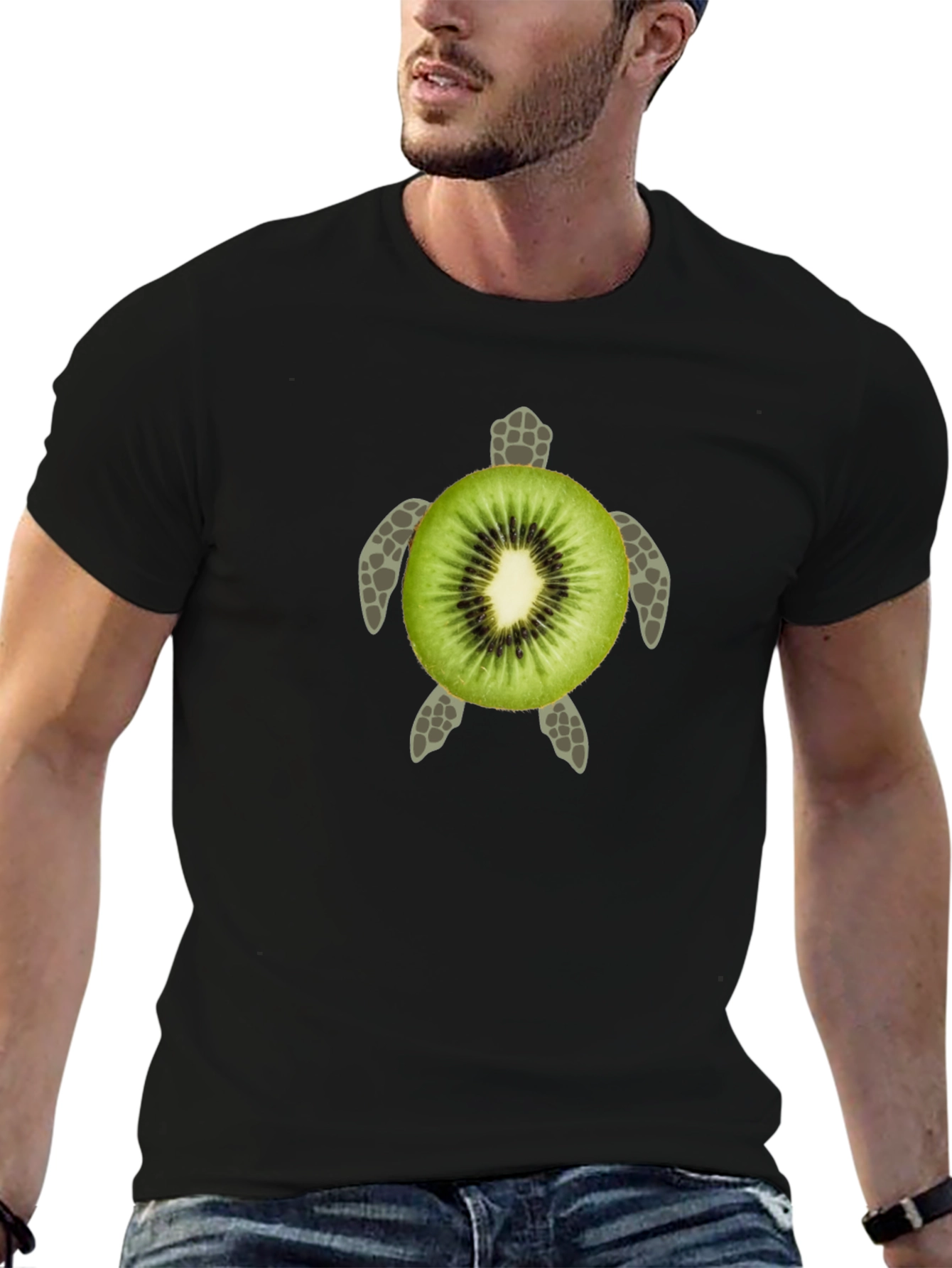 Kiwi Turtle Graphic Tee - Unique Design