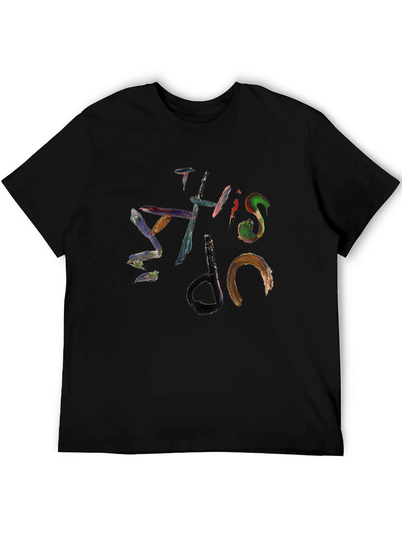 Abstract Graffiti Style Cotton T-Shirt