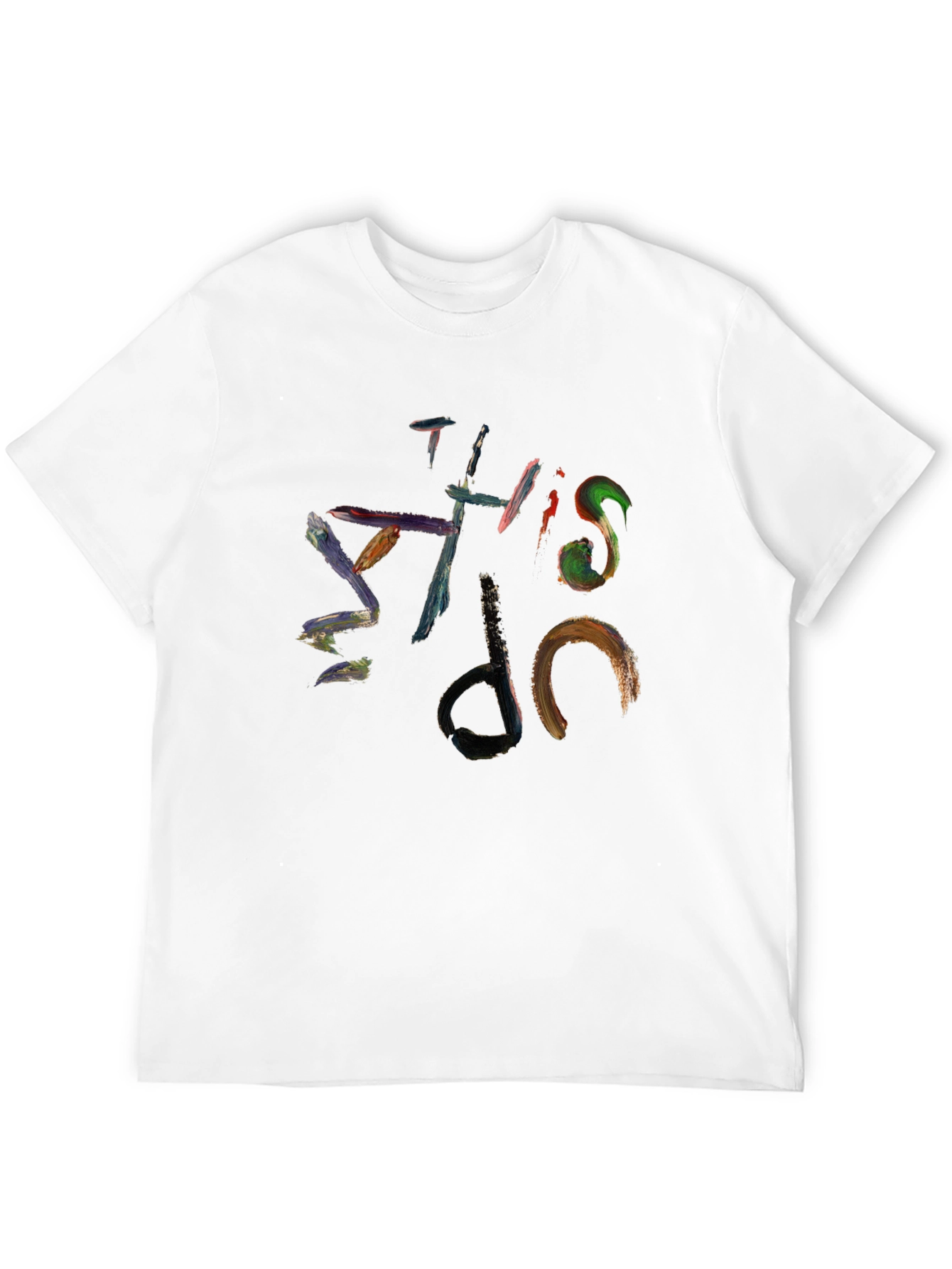 Abstract Graffiti Style Cotton T-Shirt