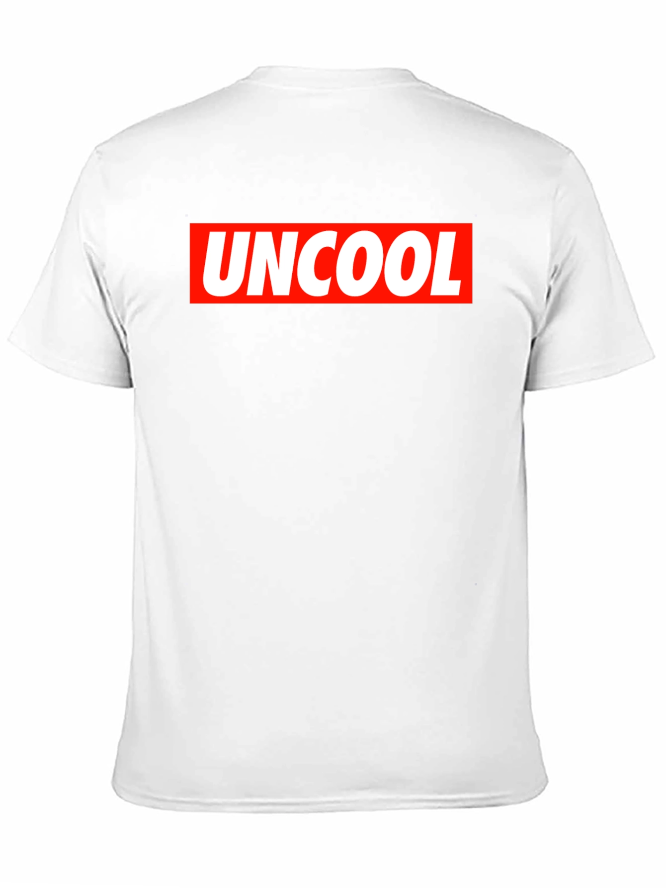 Uncool Graphic Tee - Black Short Sleeve T-Shirt