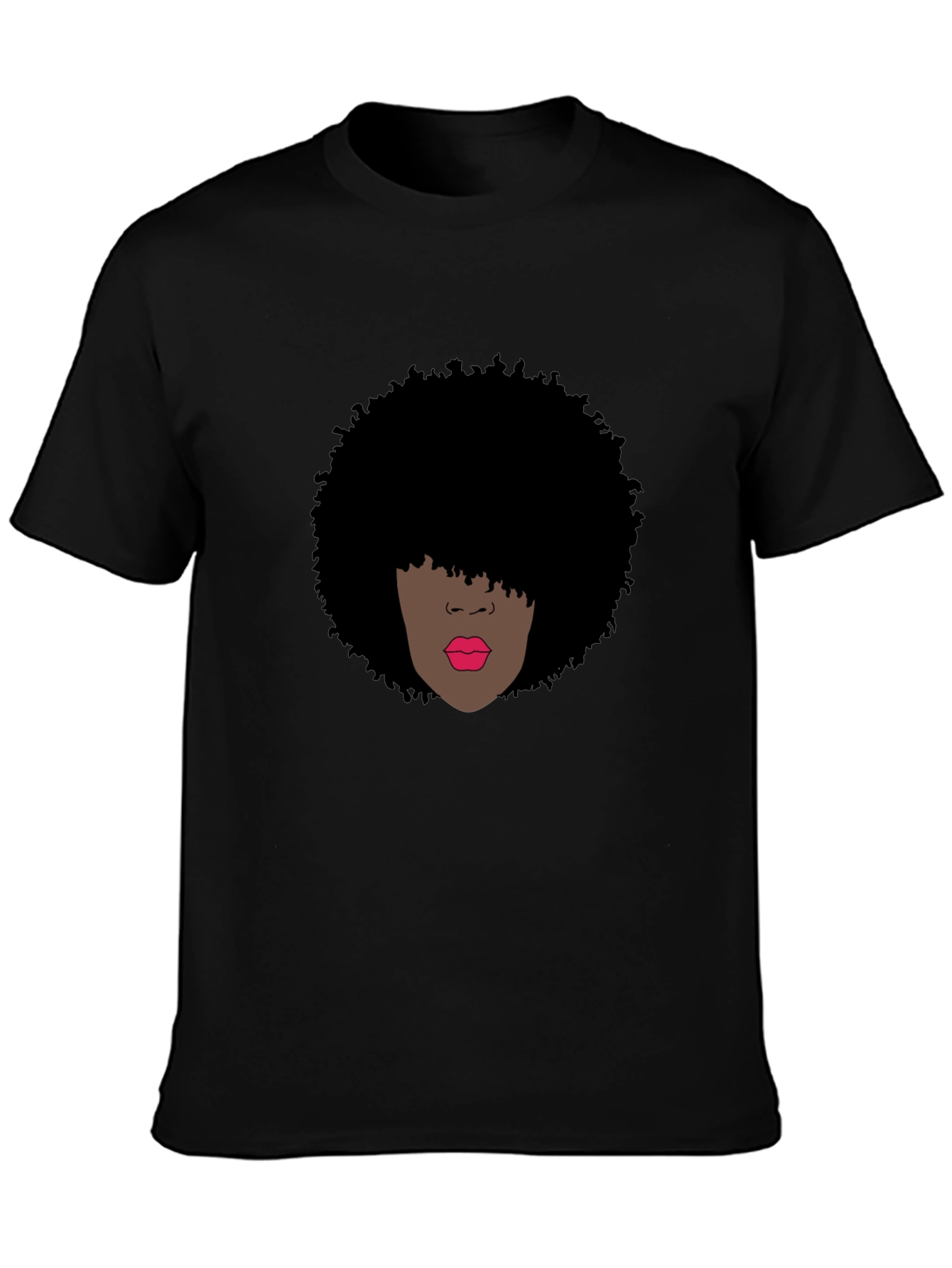 Afro Woman Graphic Tee - Bold & Stylish