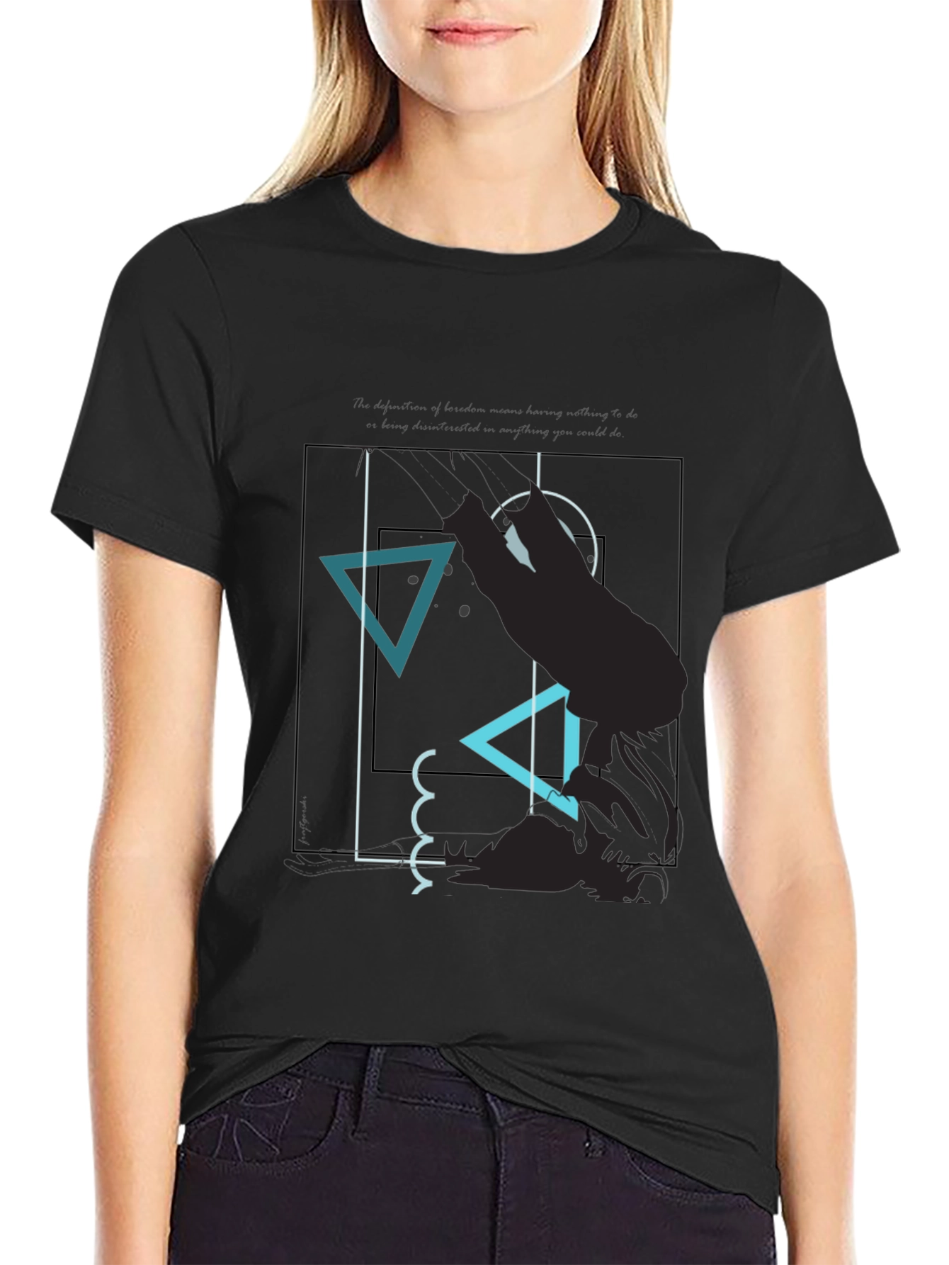Abstract Graphic Tee - Modern Mens T-Shirt