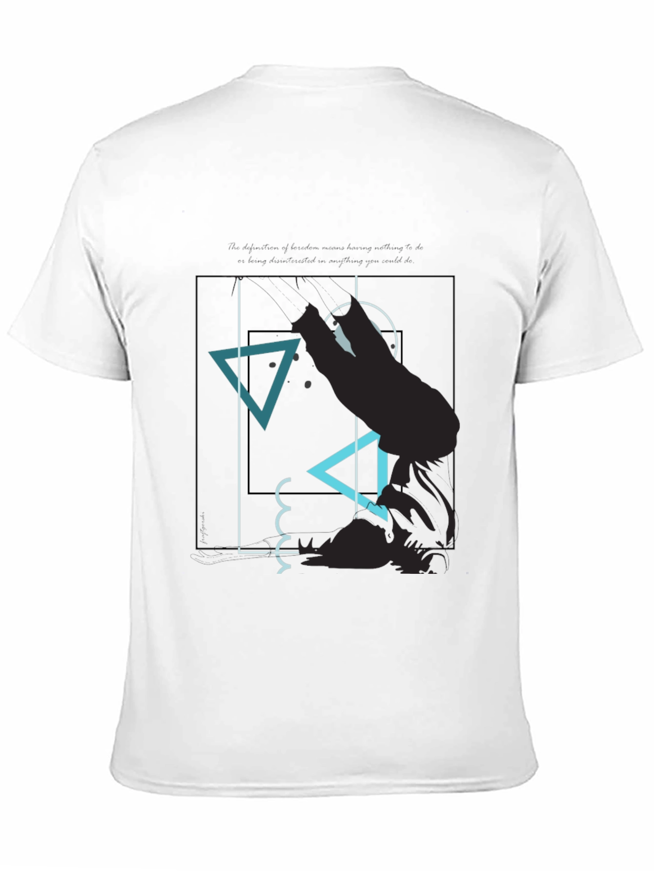 Abstract Graphic Tee - Modern Mens T-Shirt