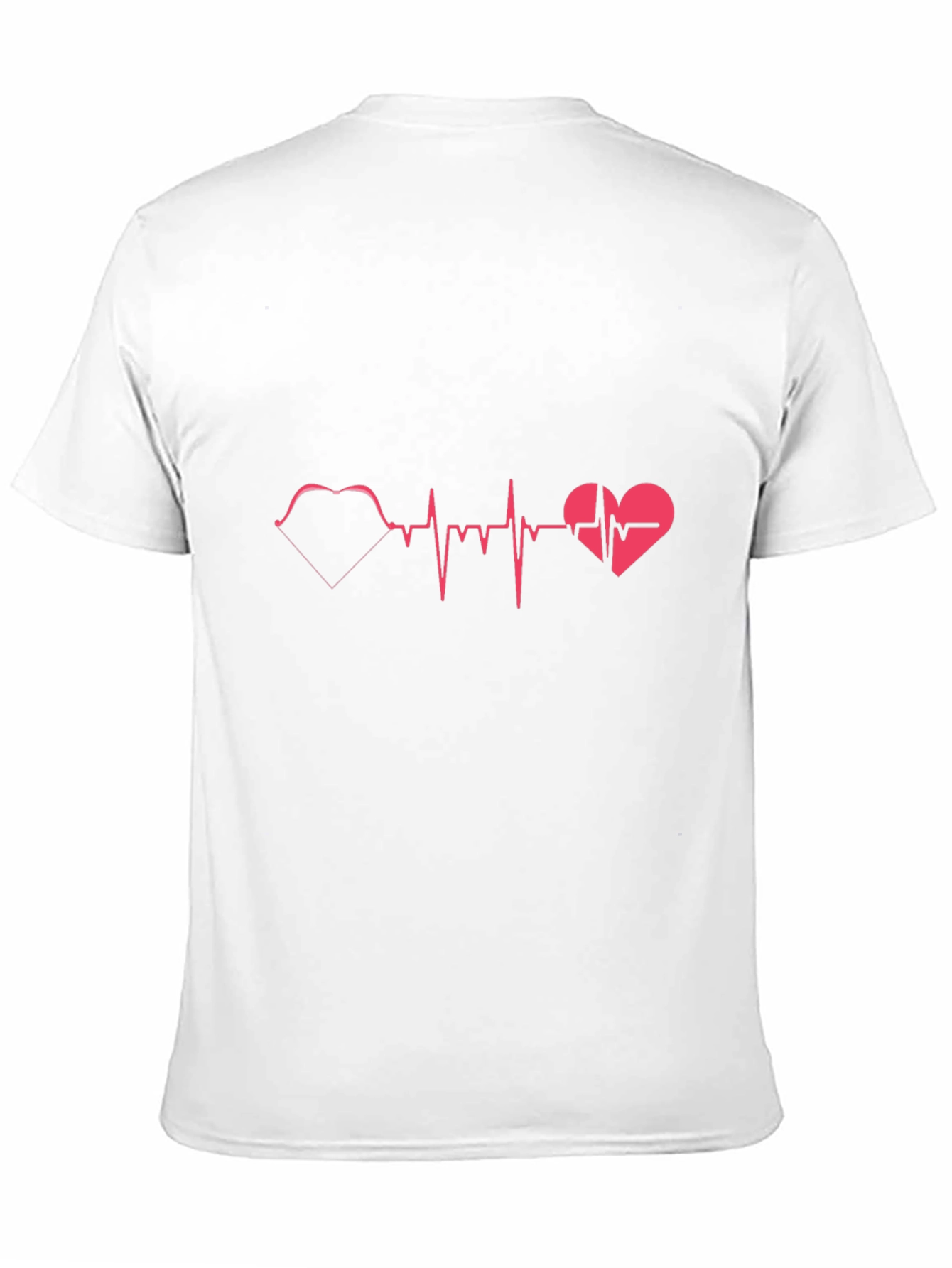 Heartbeat Heart Love Graphic T-Shirt