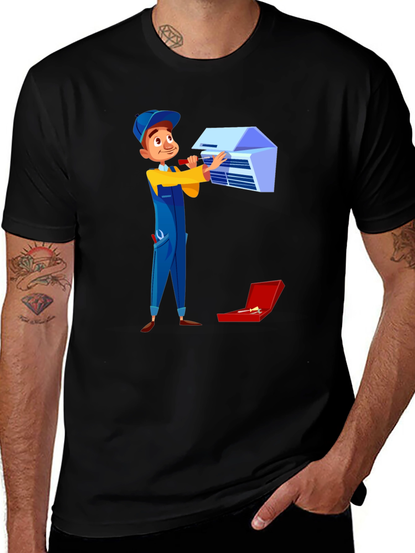 Air Conditioner Repairman Graphic Tee