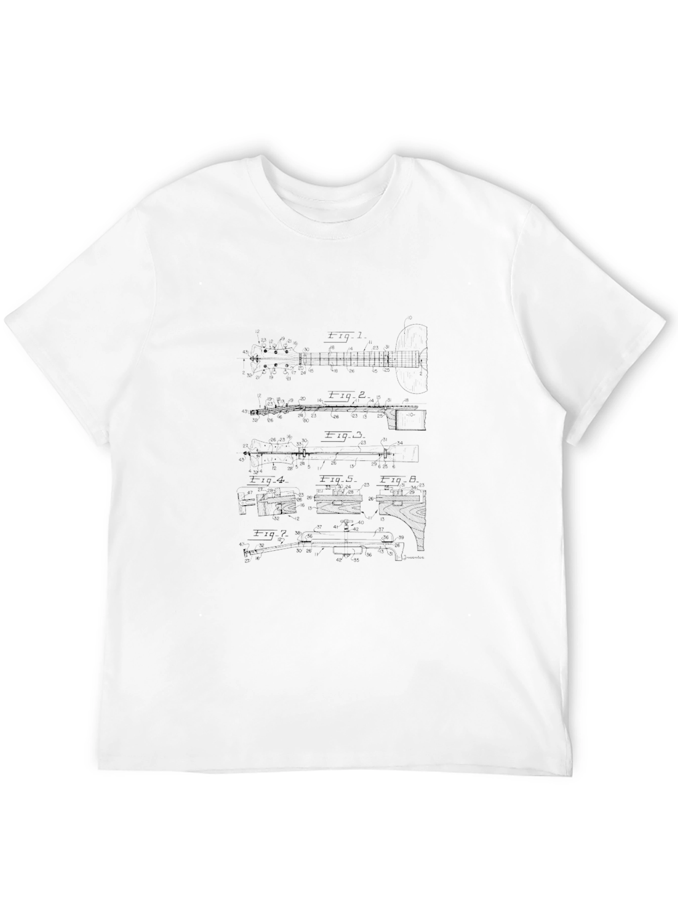 Blueprint Graphic Black T-Shirt