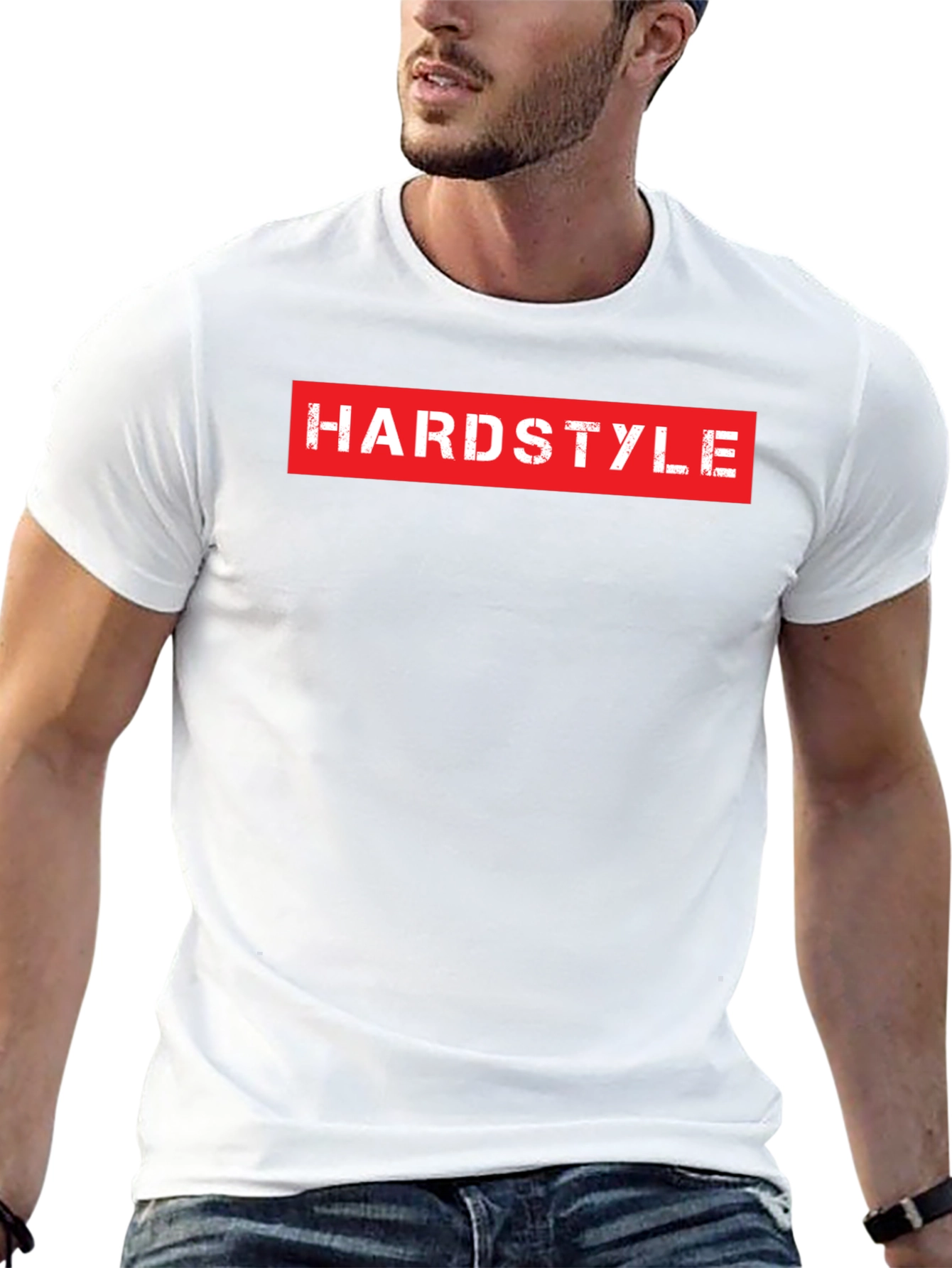 Hardstyle Graphic Tee - Black Crew Neck T-Shirt