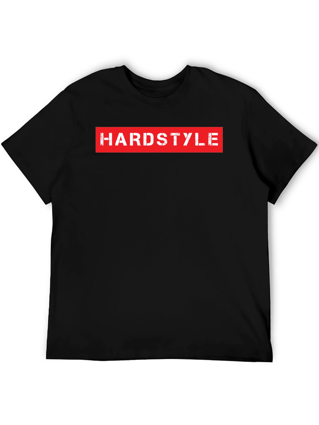 Hardstyle Graphic Tee - Black Crew Neck T-Shirt