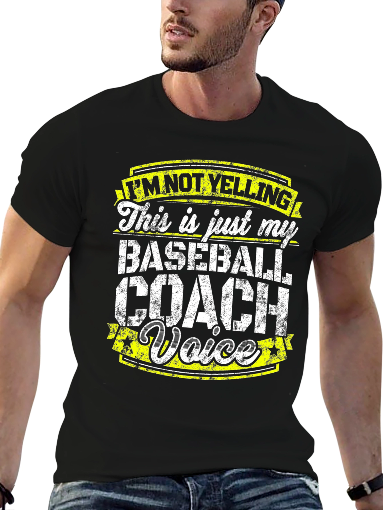 Baseball Coach Voice Graphic T-Shirt