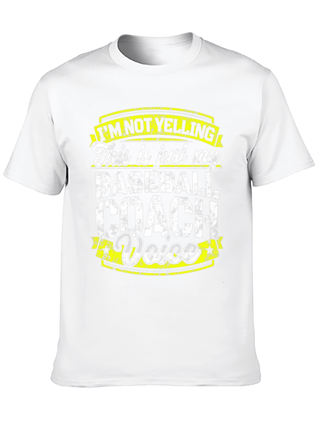 Baseball Coach Voice Graphic T-Shirt