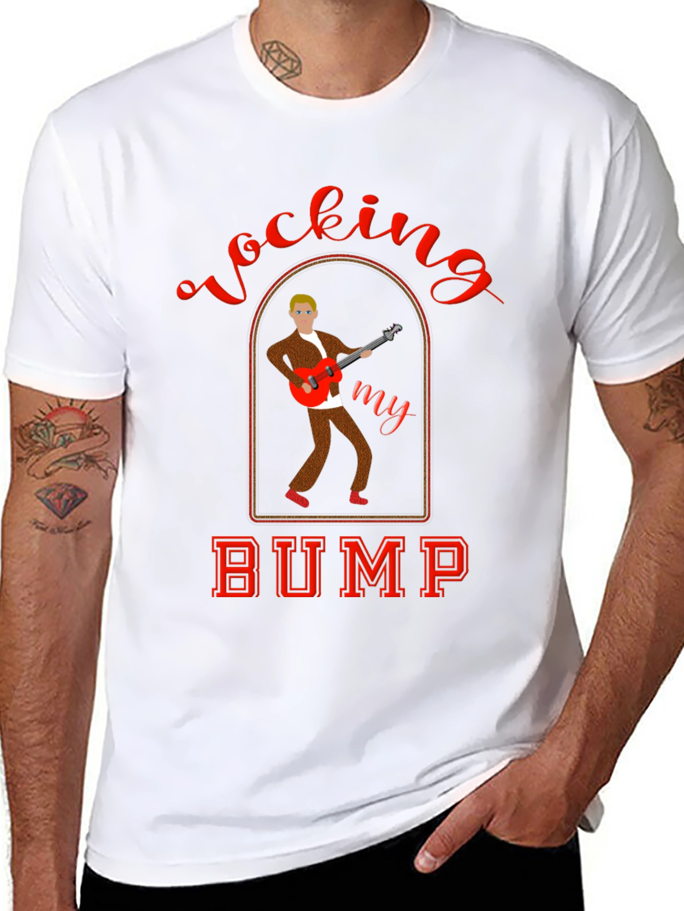 Rocking My Bump Graphic T-Shirt