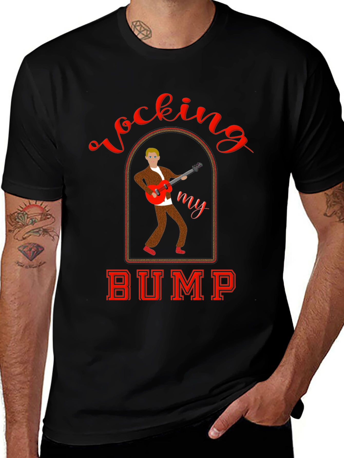Rocking My Bump Graphic T-Shirt