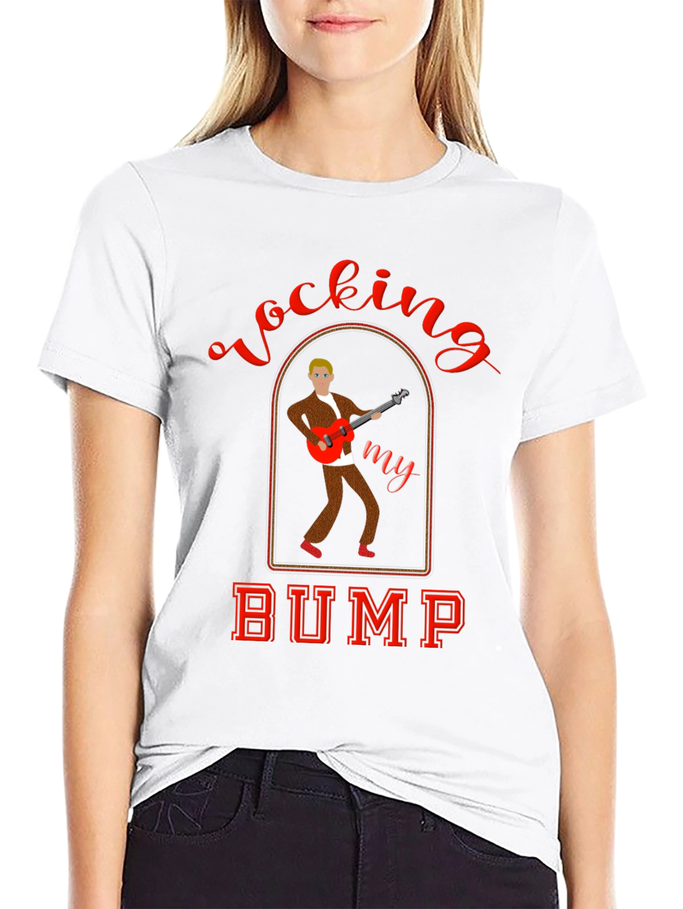 Rocking My Bump Graphic T-Shirt