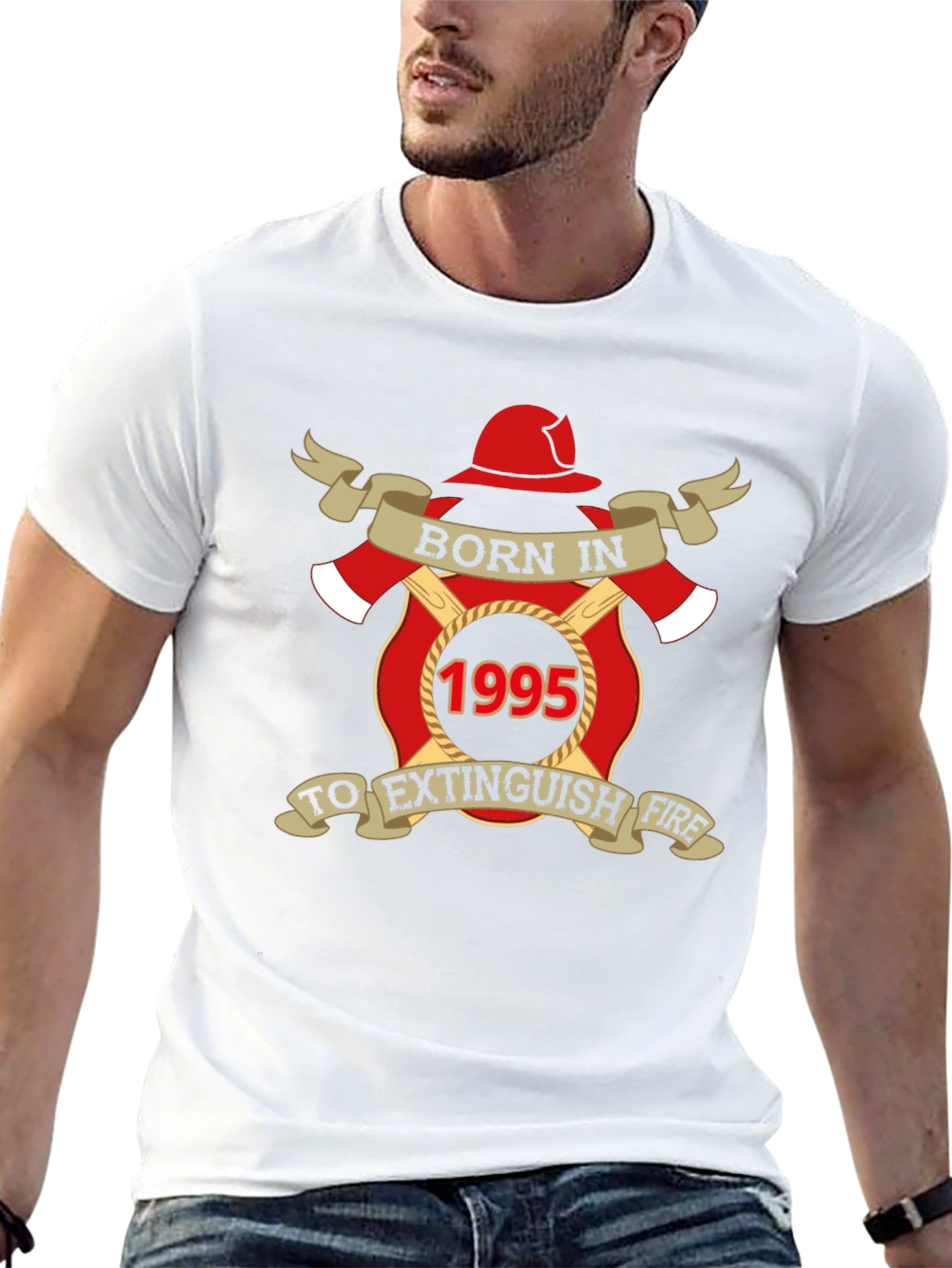 Born in 1995 Firefighter T-Shirt