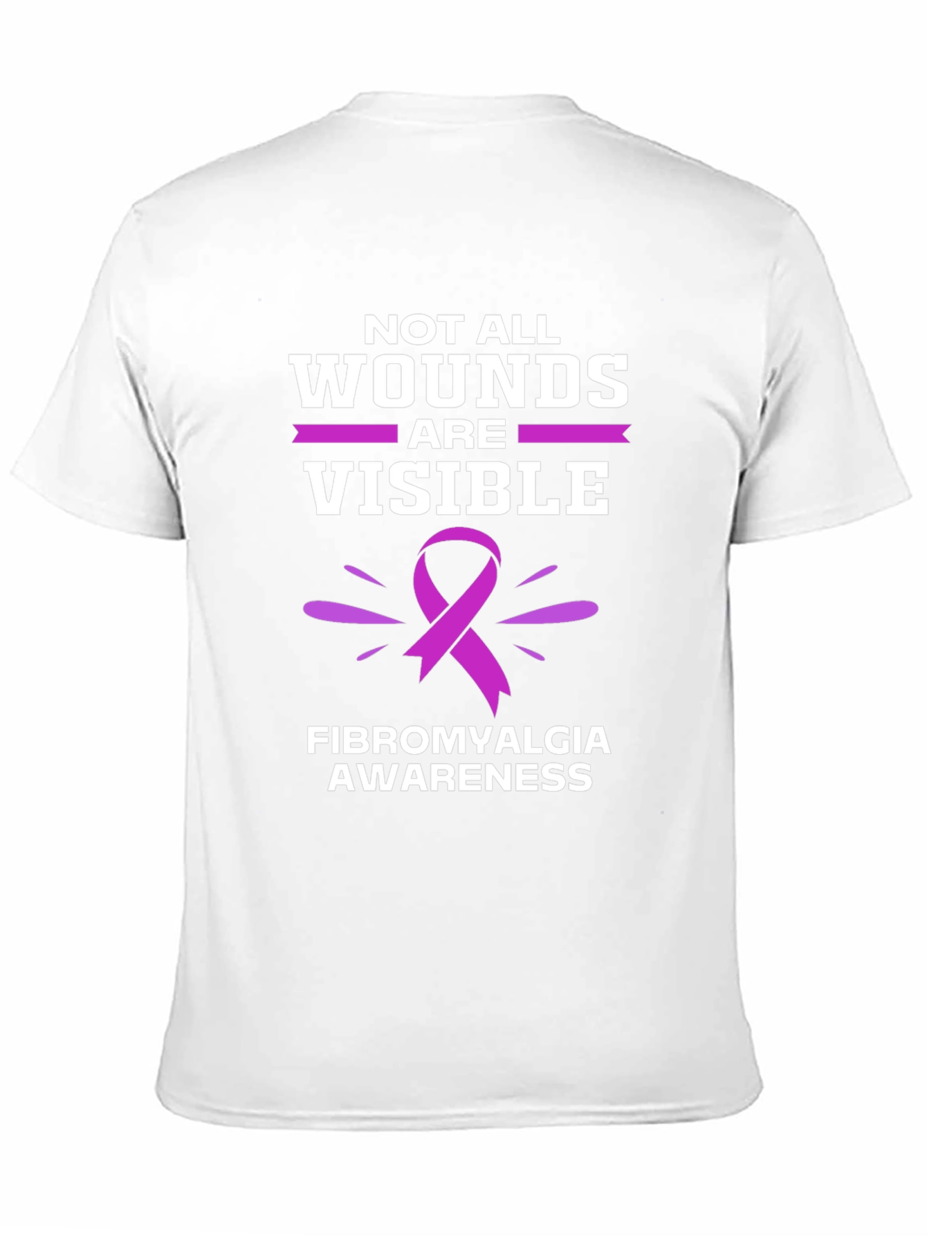 Fibromyalgia Awareness T-Shirt - Not All Wounds Are Visible