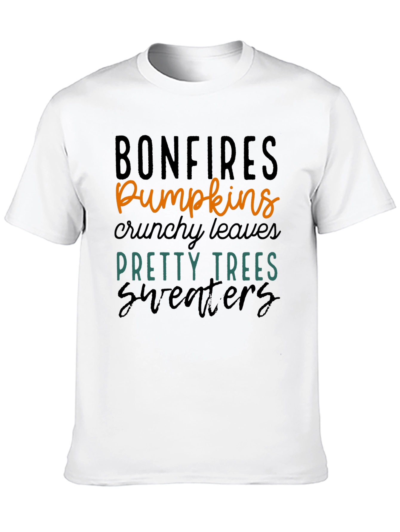 Bonfires Pumpkins Graphic T-Shirt