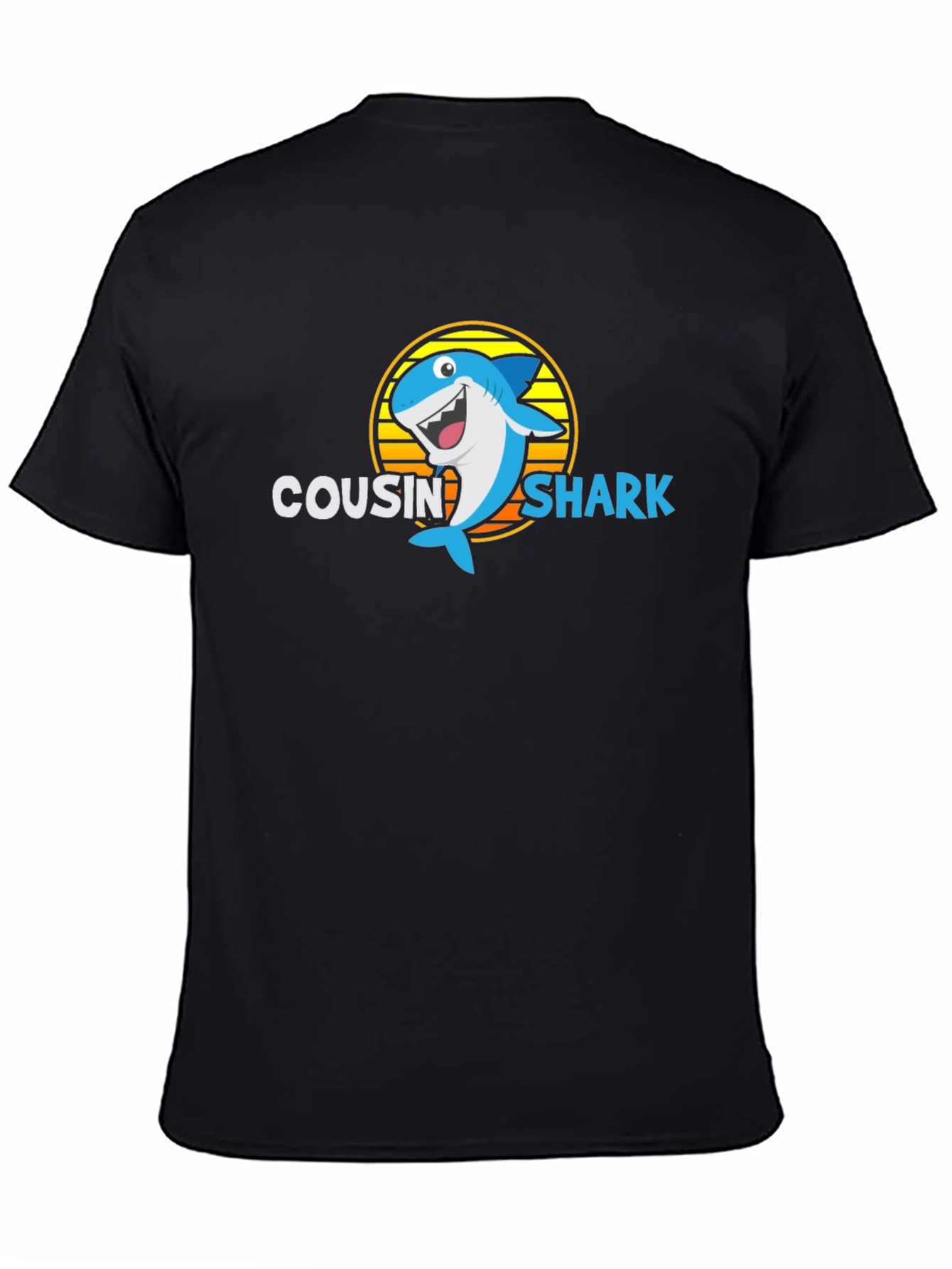 Cousin Shark Graphic Tee - Family Matching T-Shirt