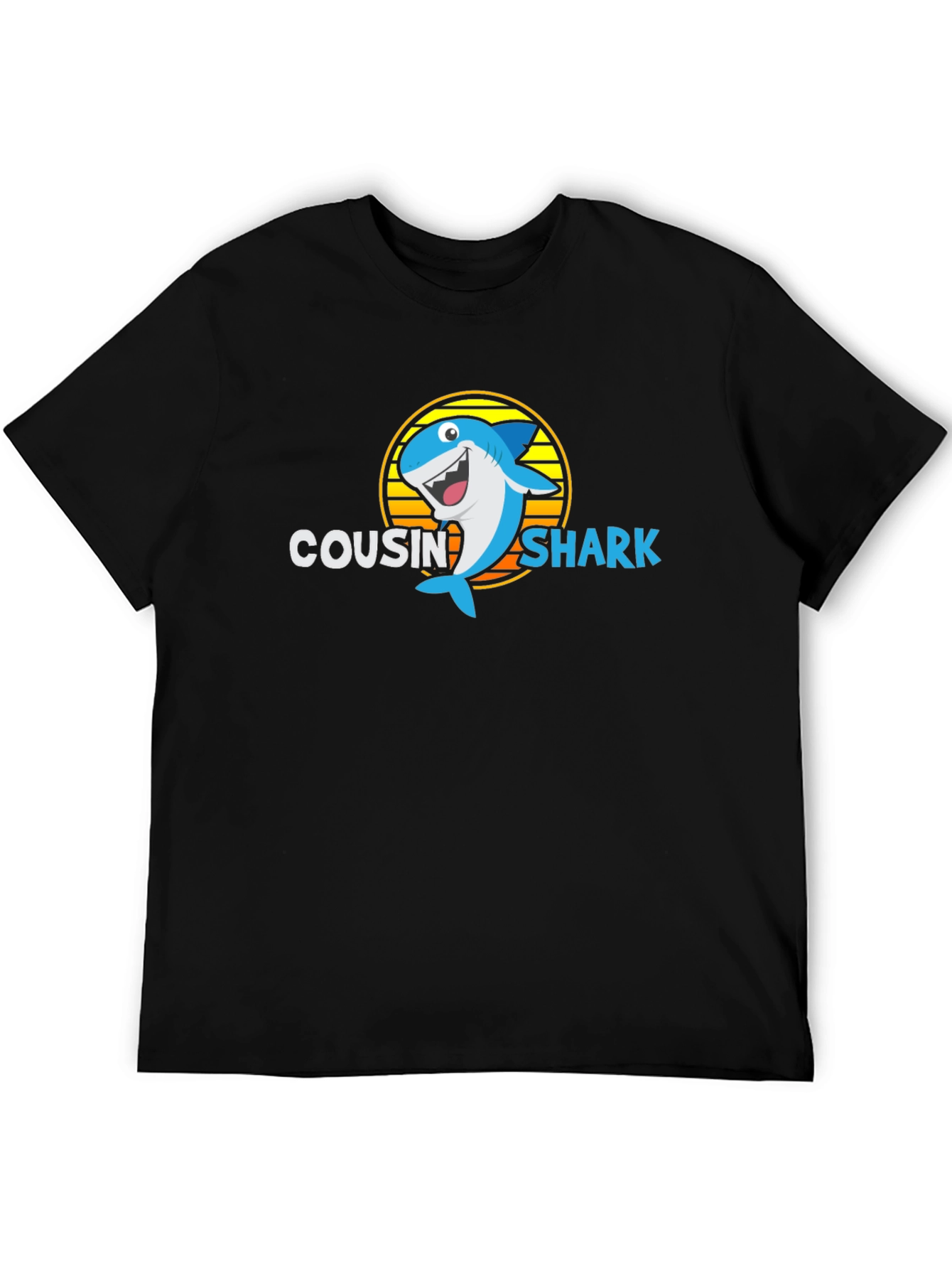 Cousin Shark Graphic Tee - Family Matching T-Shirt