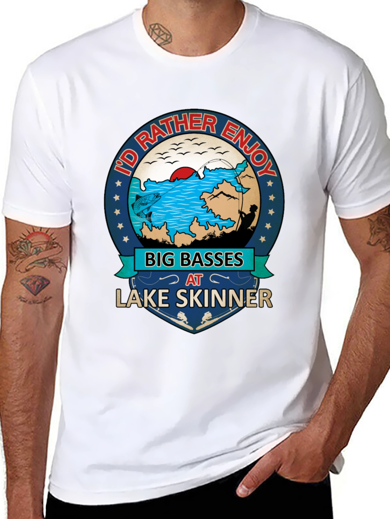 Lake Skinner Fishing T-Shirt