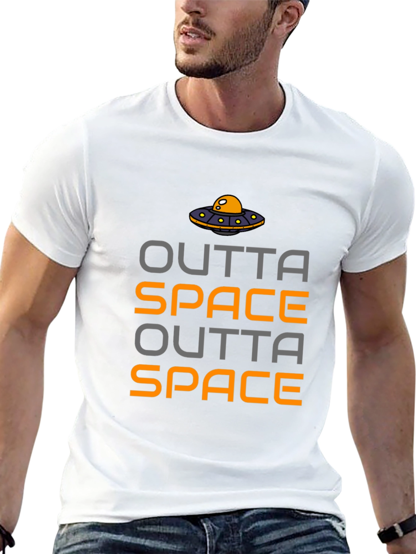 Outta Space UFO Graphic T-Shirt
