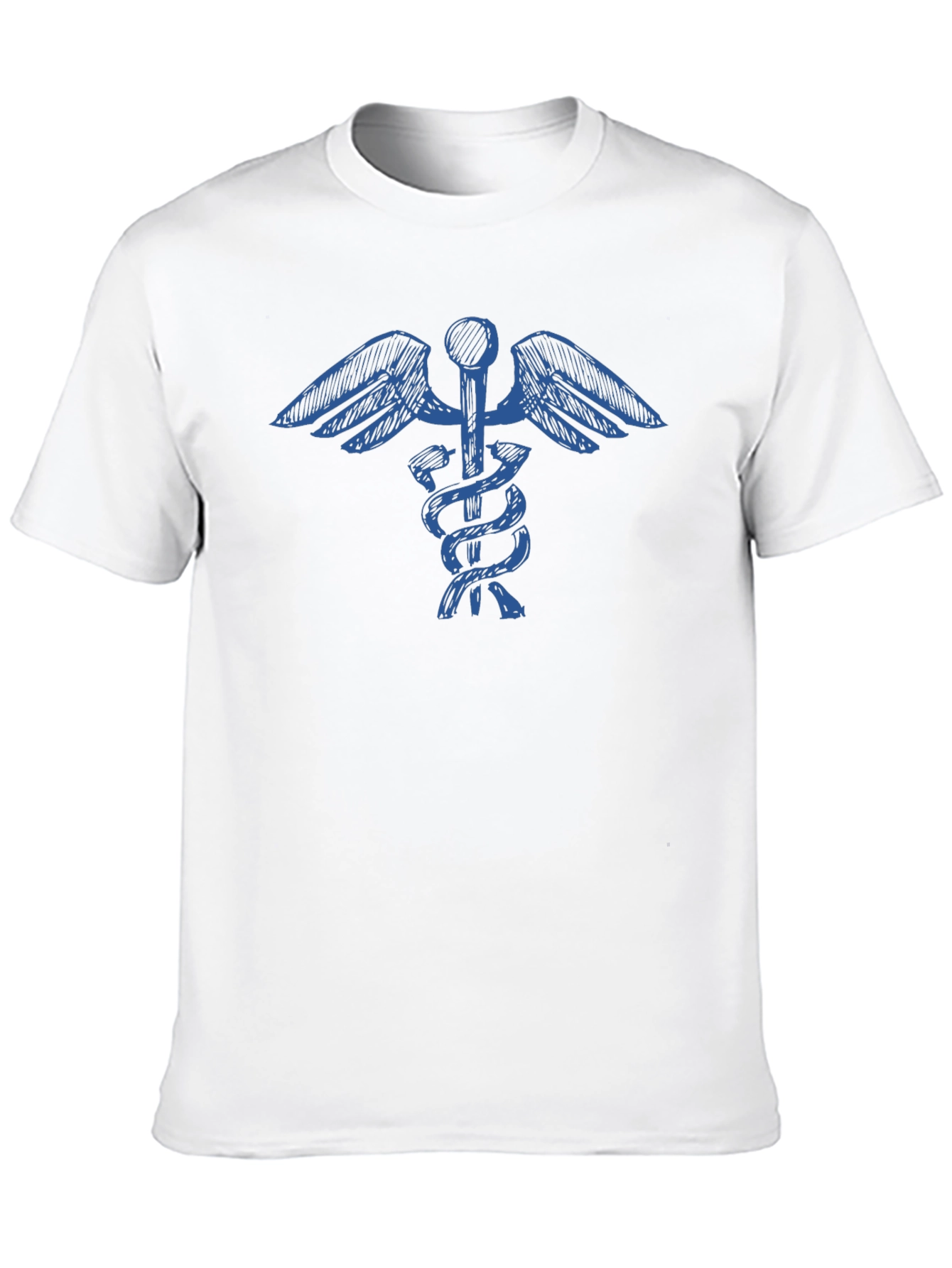 Caduceus T-Shirt - Medical Symbol Tee - Black