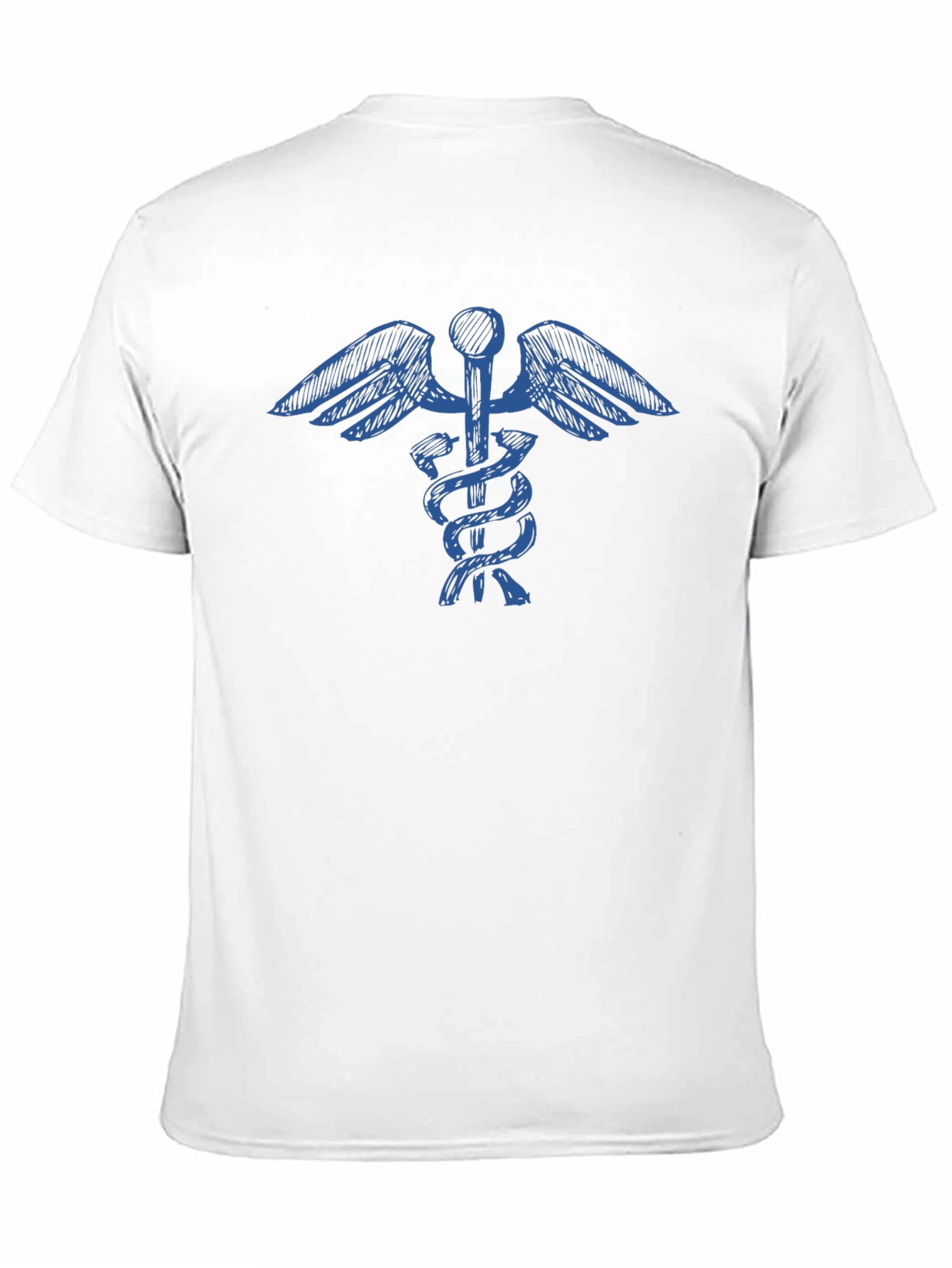 Caduceus T-Shirt - Medical Symbol Tee - Black