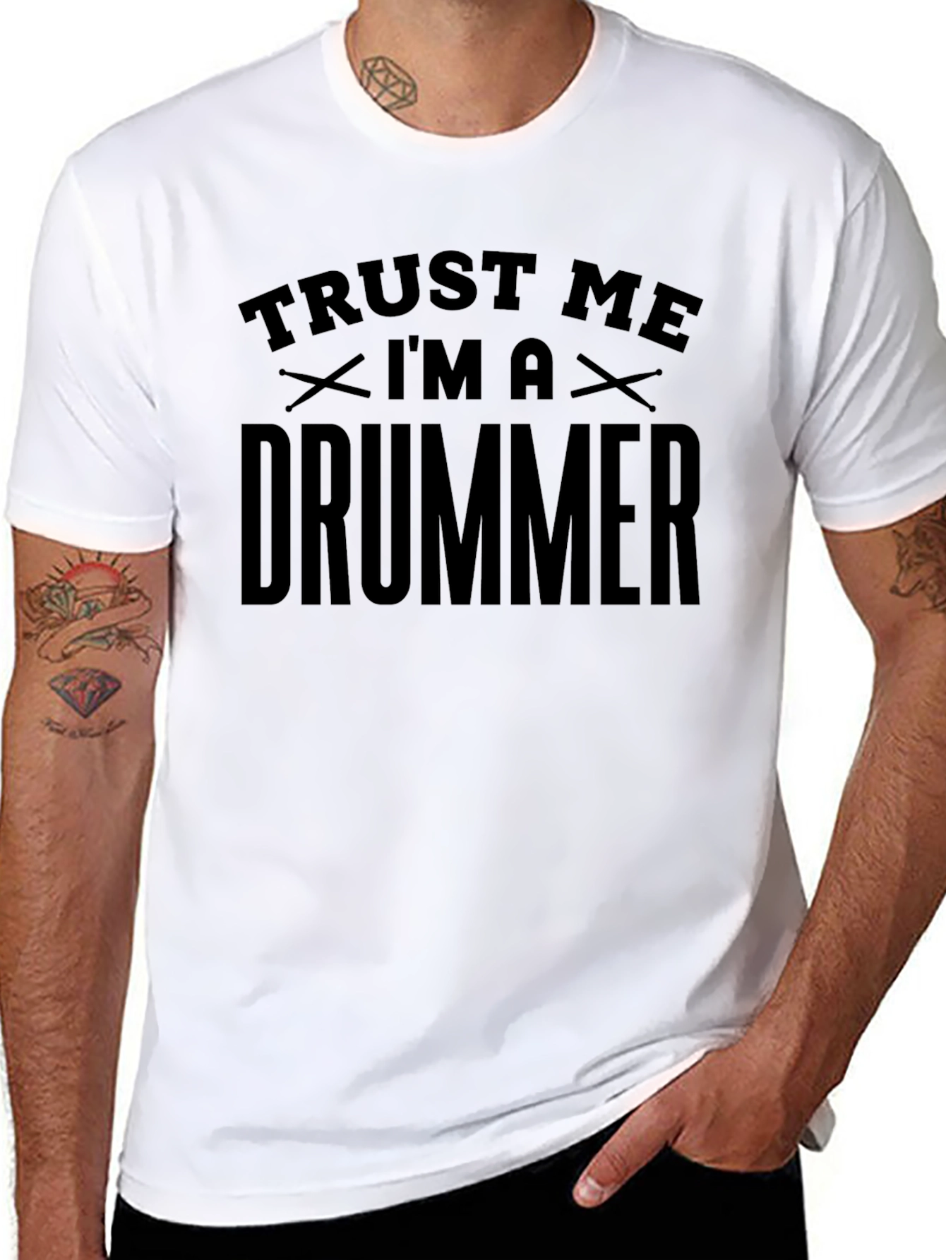 Trust Me Im A Drummer T-Shirt - Musician Tee