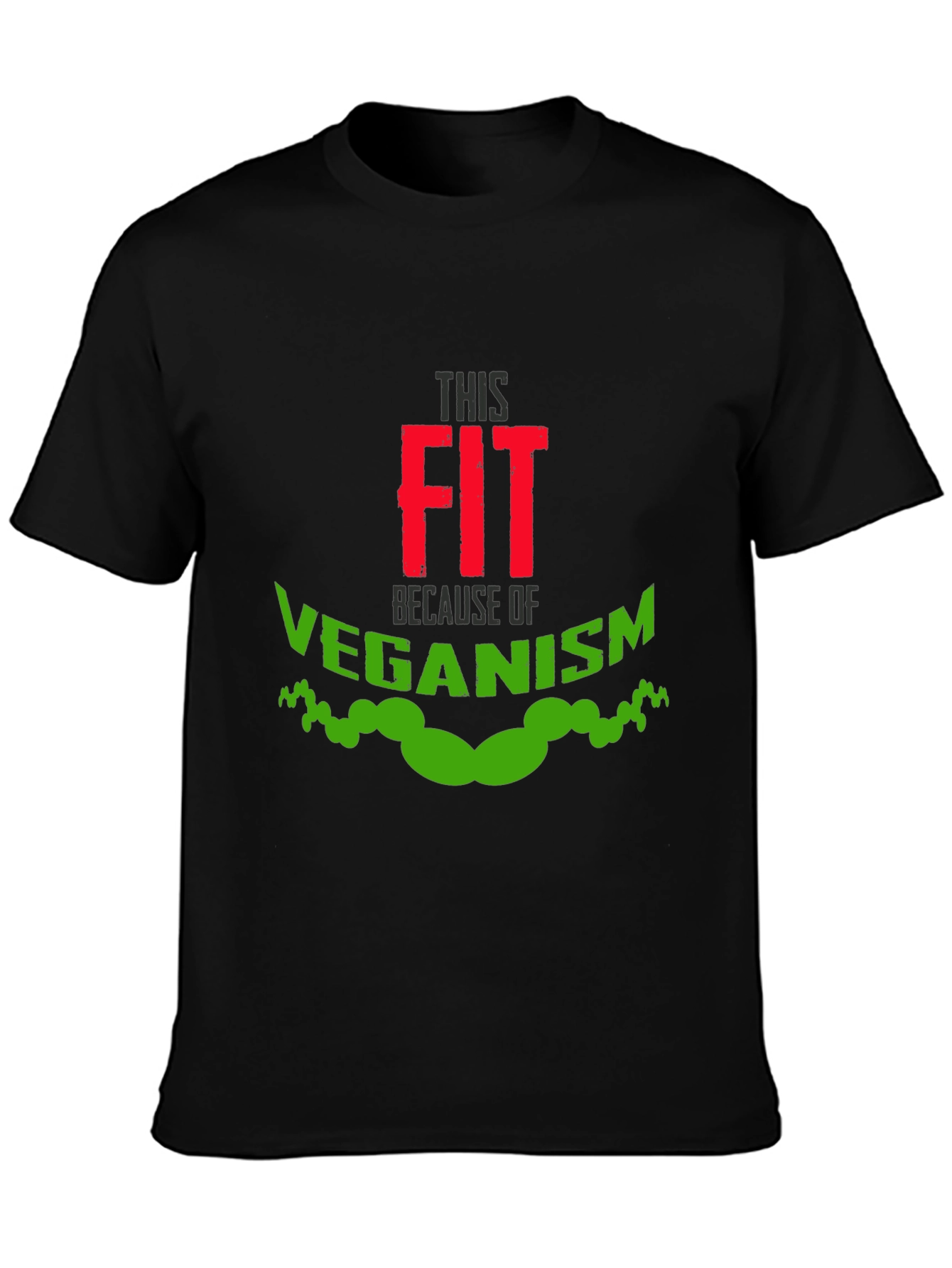 Vegan Fit T-Shirt - Mens Black Tee