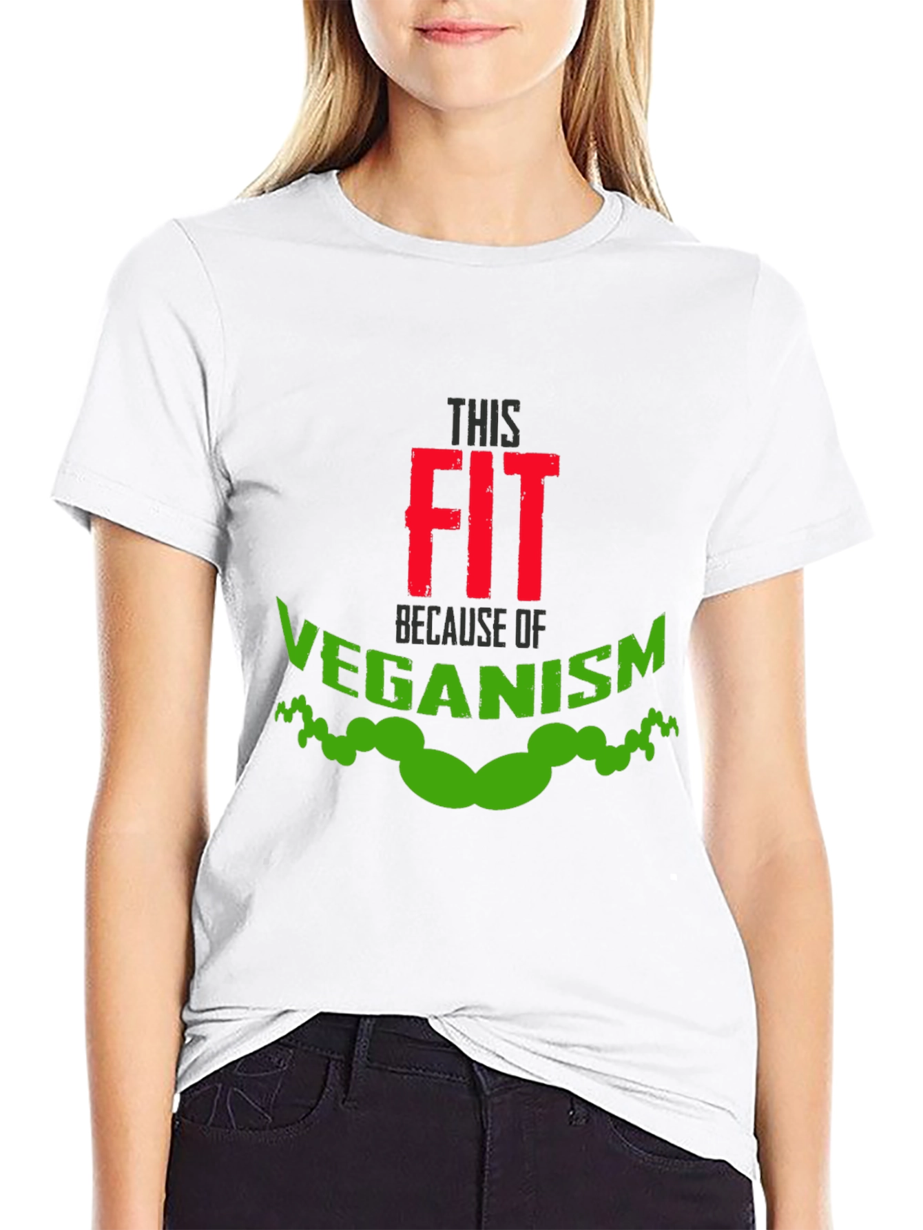 Vegan Fit T-Shirt - Mens Black Tee