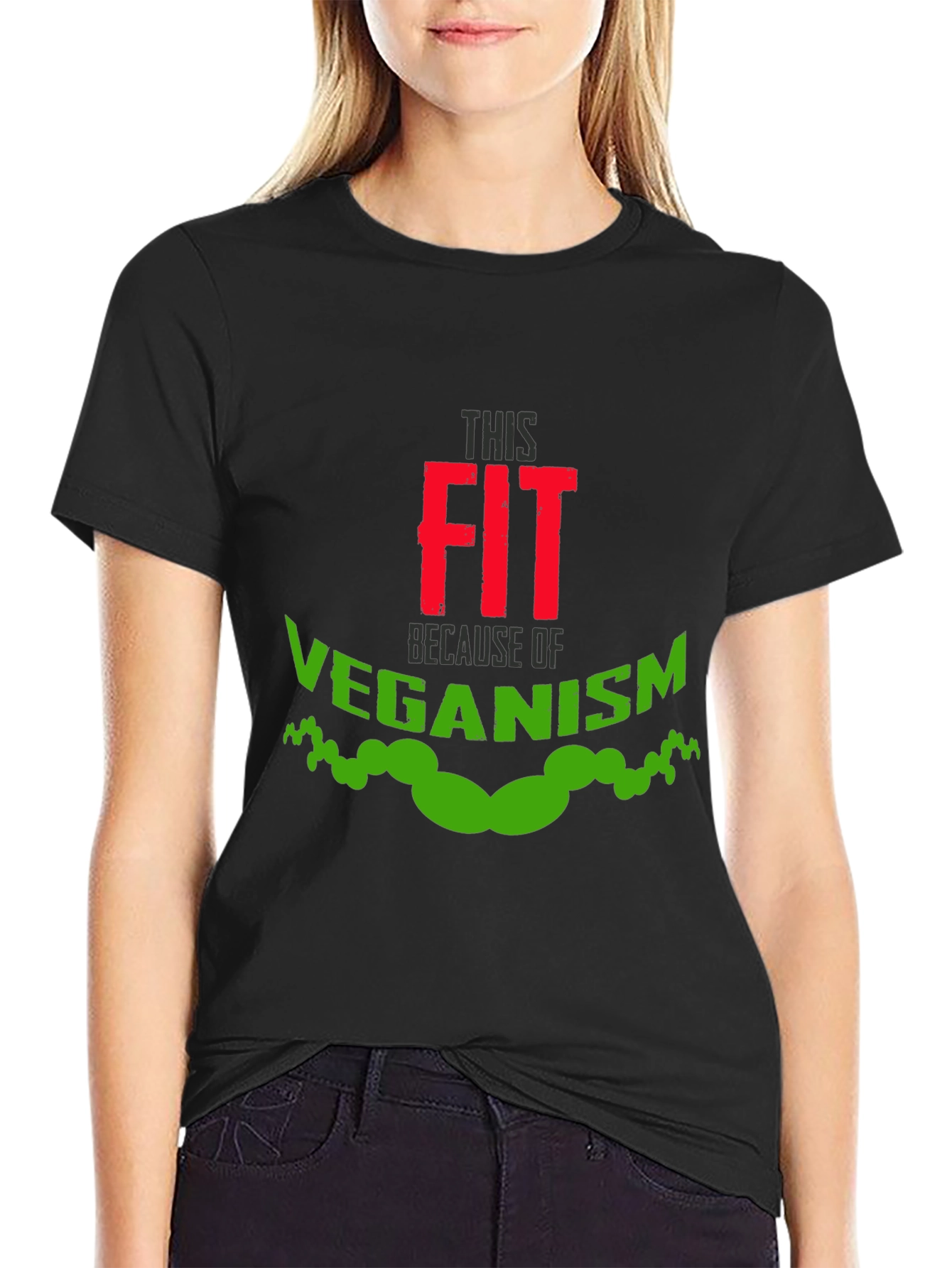 Vegan Fit T-Shirt - Mens Black Tee