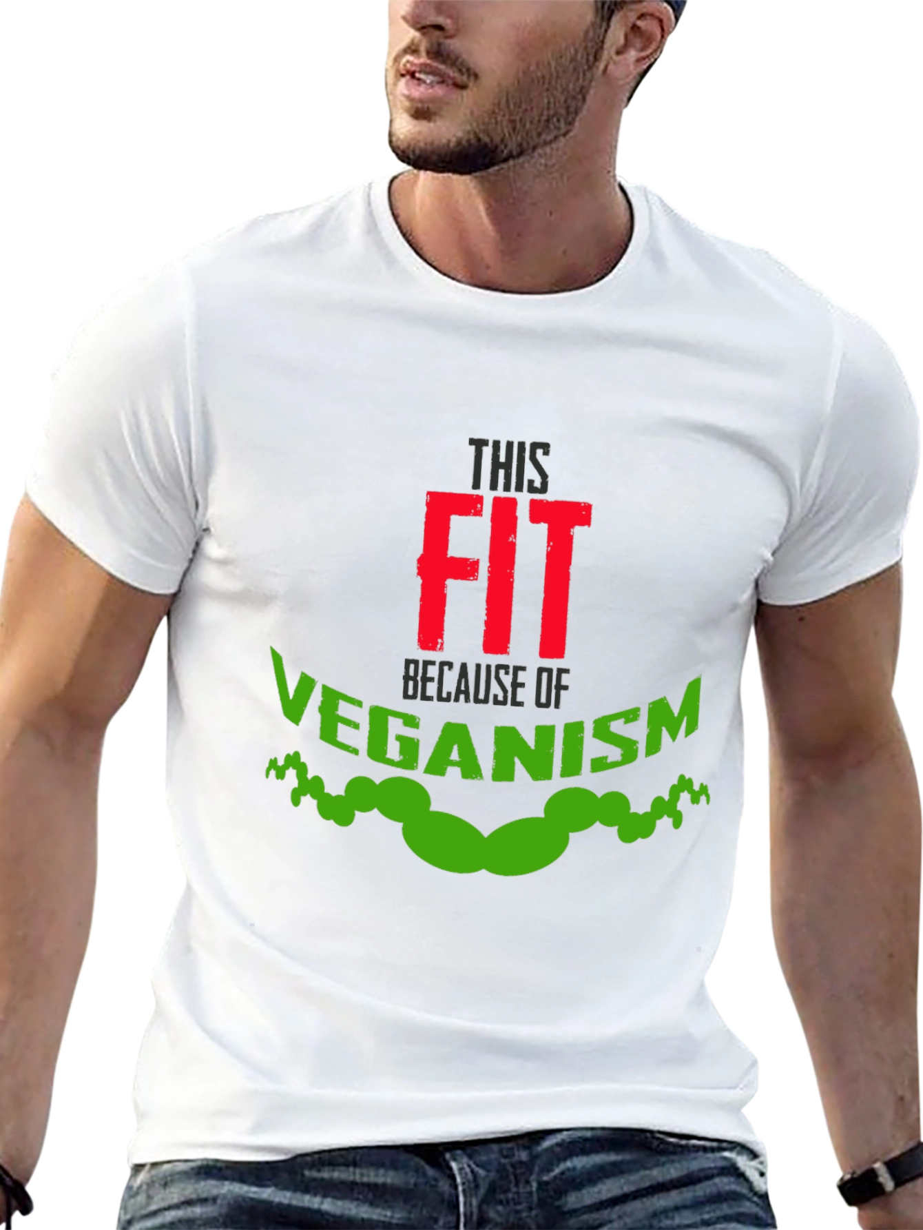 Vegan Fit T-Shirt - Mens Black Tee