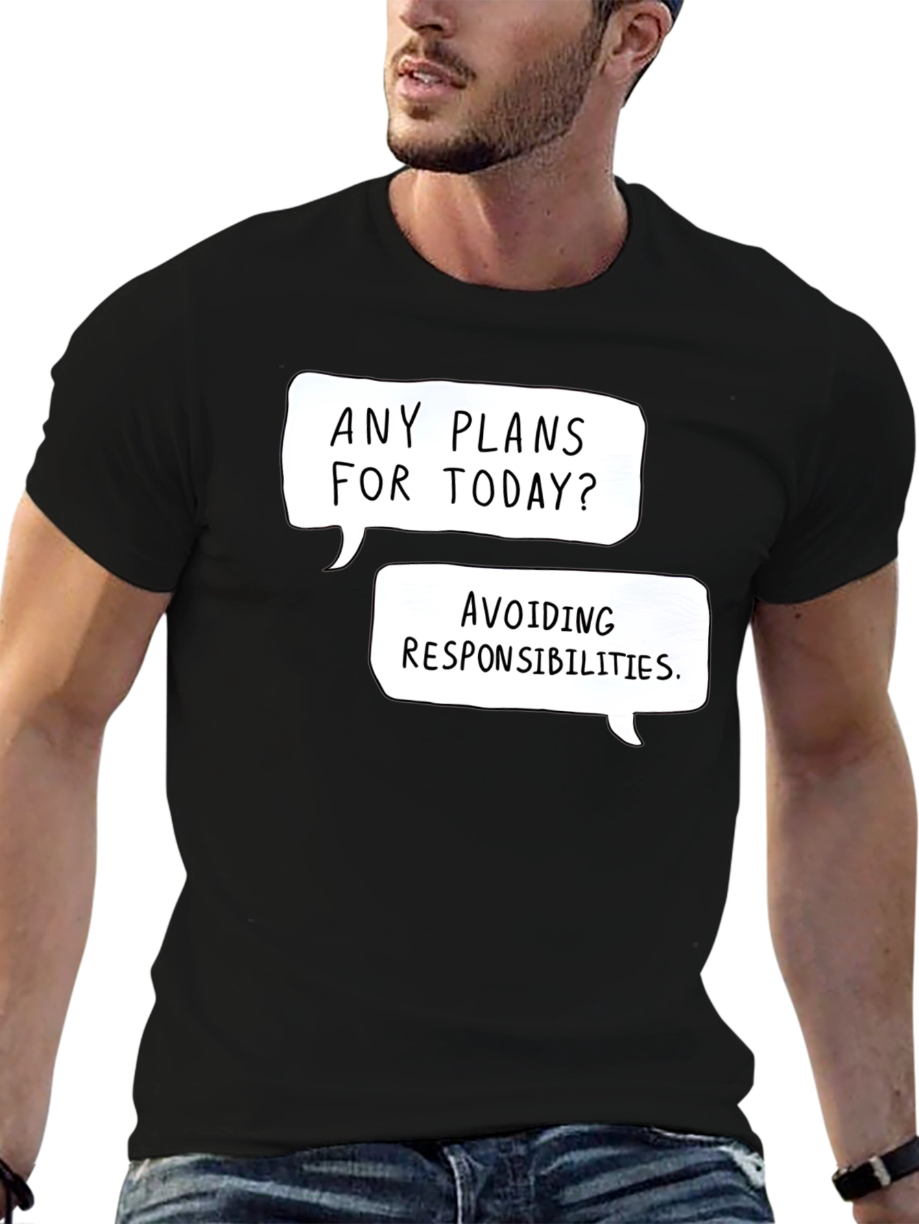 Funny Avoiding Responsibilities Graphic Tee