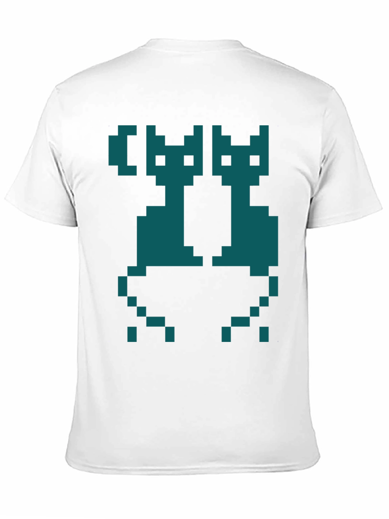 Pixel Cats Graphic T-Shirt - Retro Gaming Style