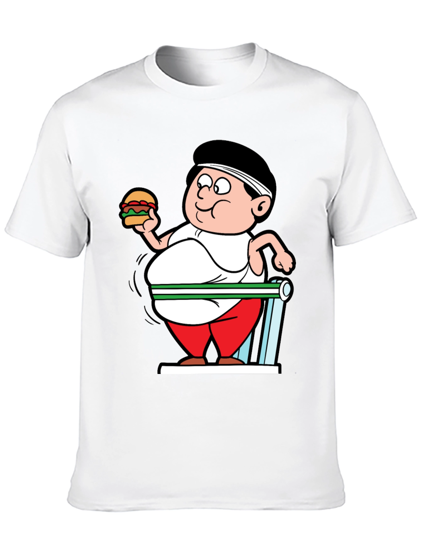 Funny Gym Cartoon T-Shirt