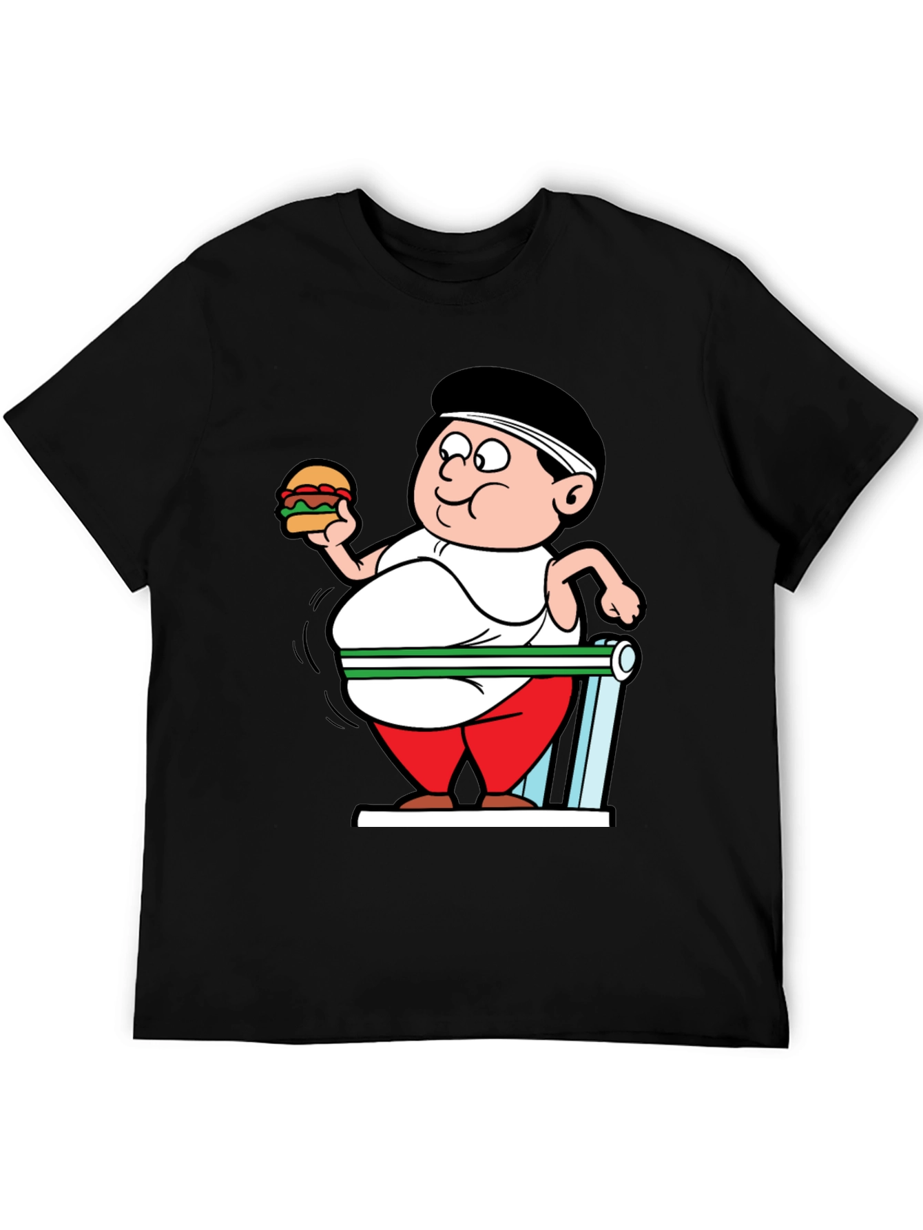 Funny Gym Cartoon T-Shirt