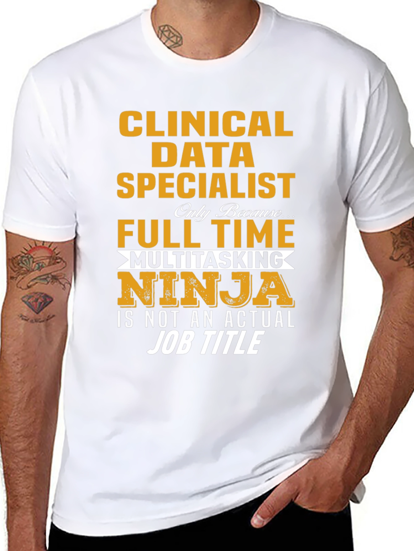 Clinical Data Specialist Multitasking Ninja T-Shirt