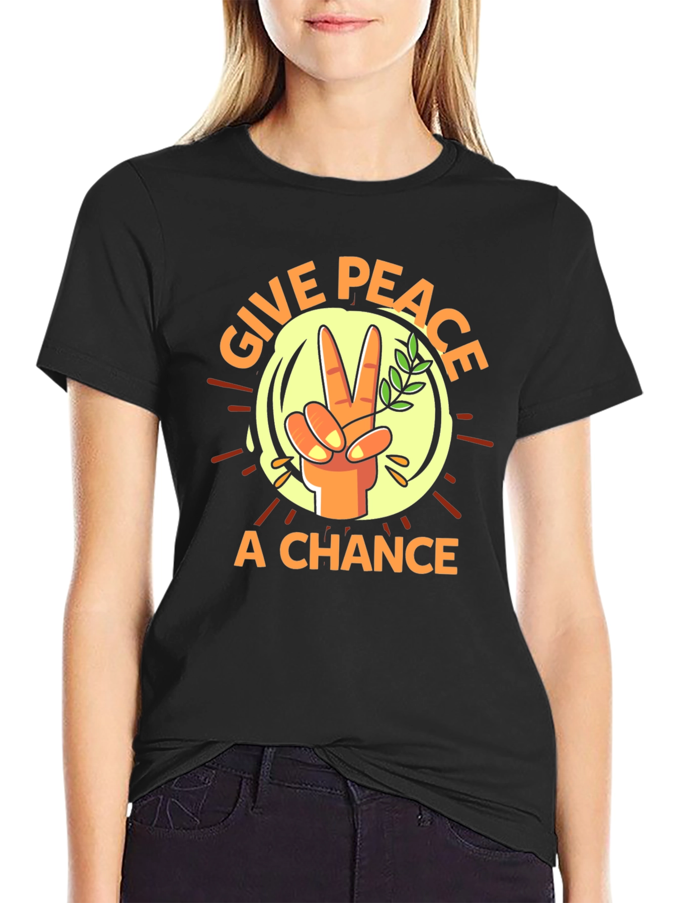 Give Peace a Chance Graphic T-Shirt
