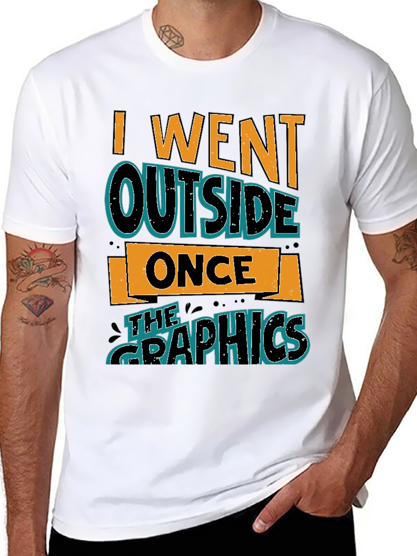 I Went Outside Once Graphic Tee