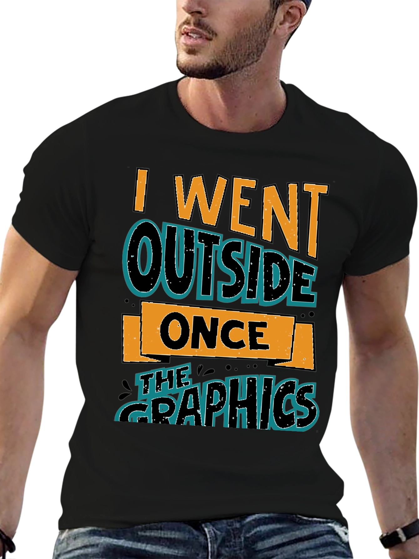 I Went Outside Once Graphic Tee