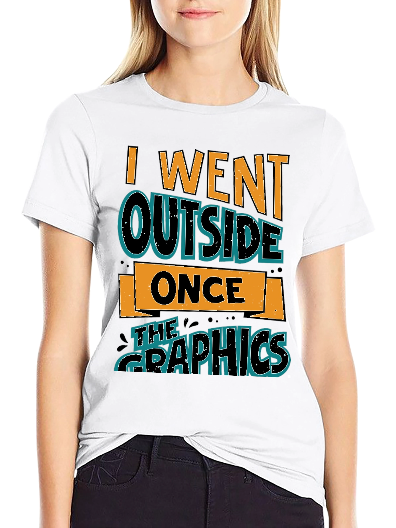 I Went Outside Once Graphic Tee