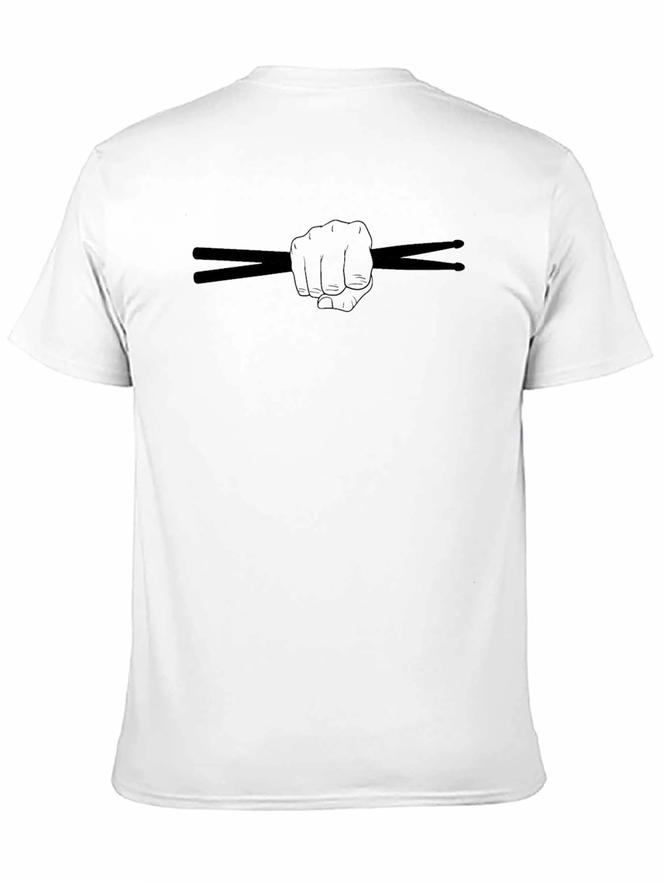 Drummer Fist Drumsticks Graphic T-Shirt