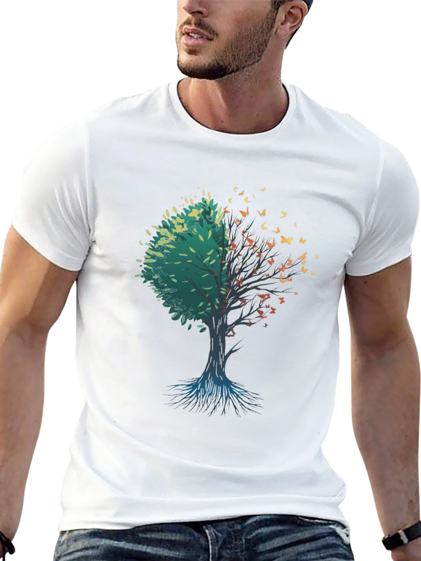 Natures Seasons Tree Graphic Tee