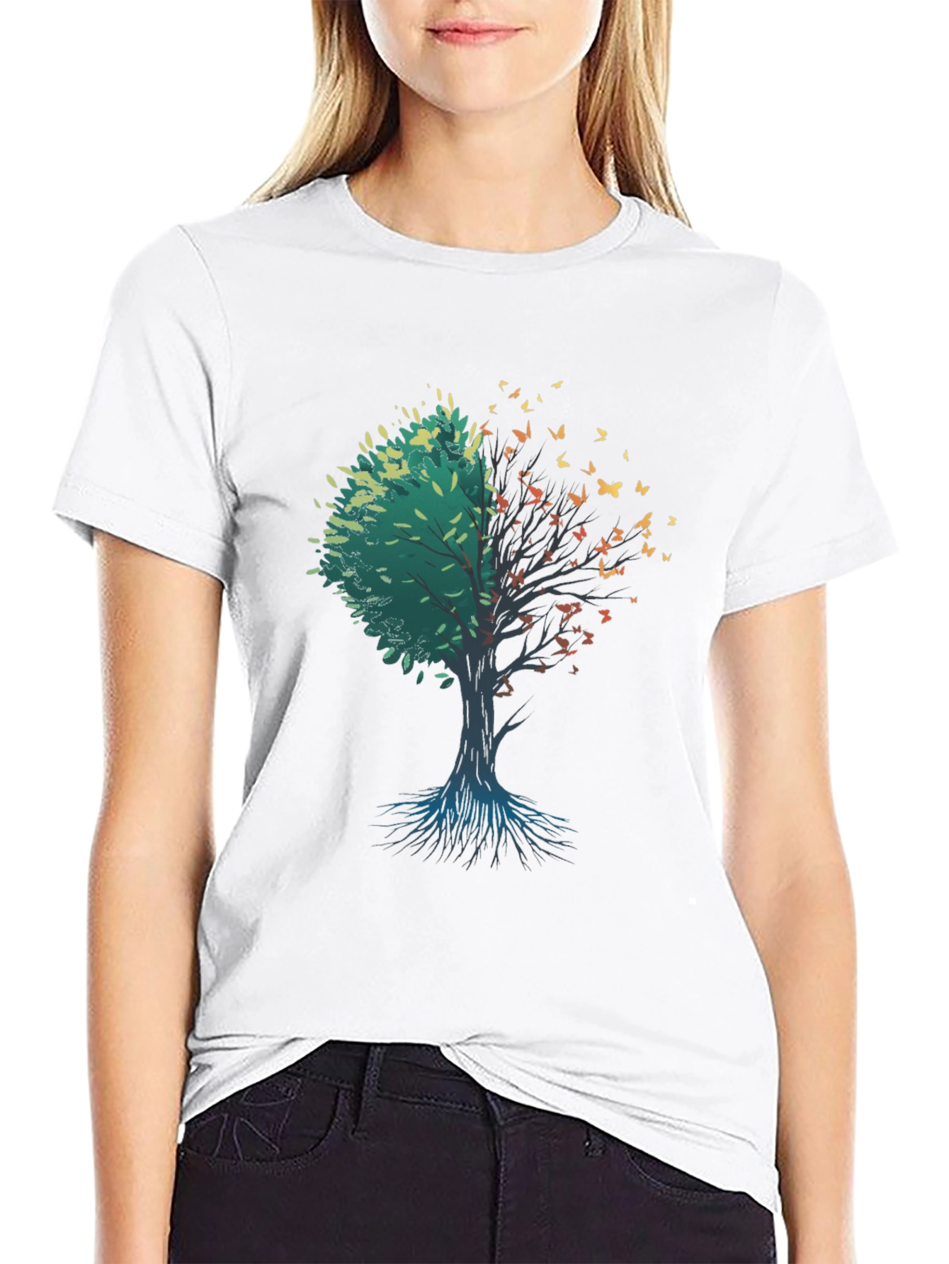 Natures Seasons Tree Graphic Tee